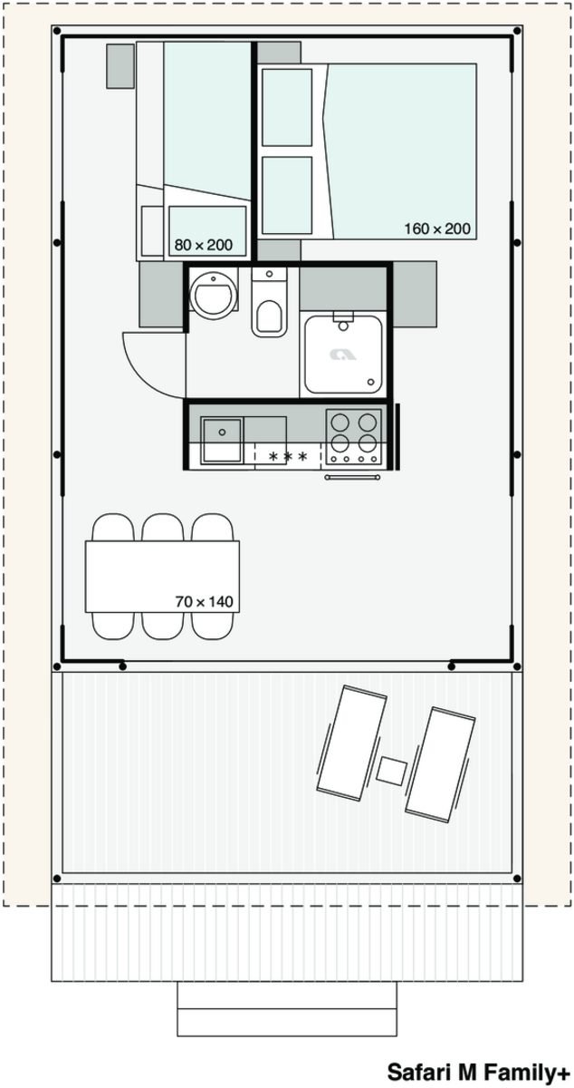 Glampingzelt XL