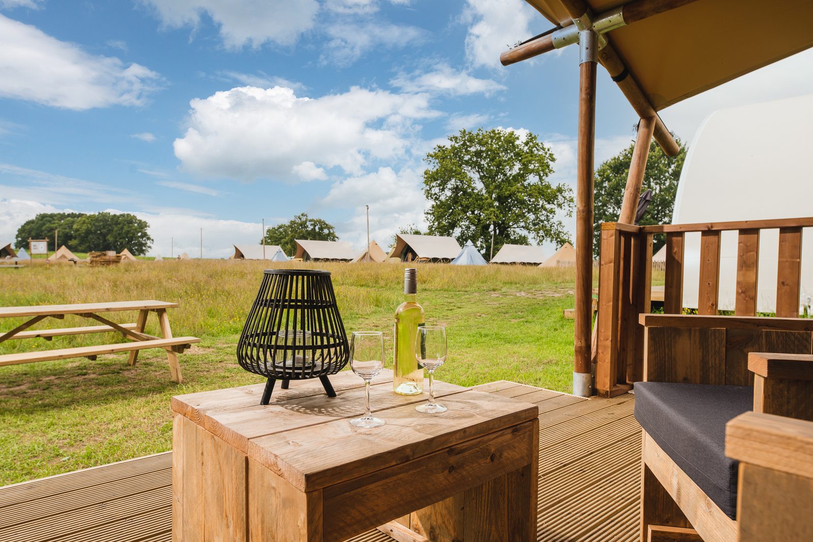 Safarisuite met privé sanitair | 5 personen