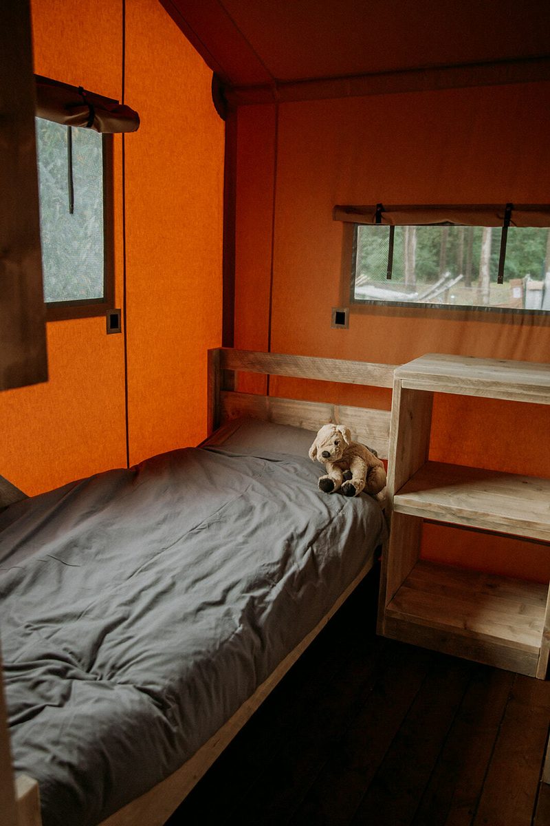 Safarisuite met privé sanitair | 5 personen