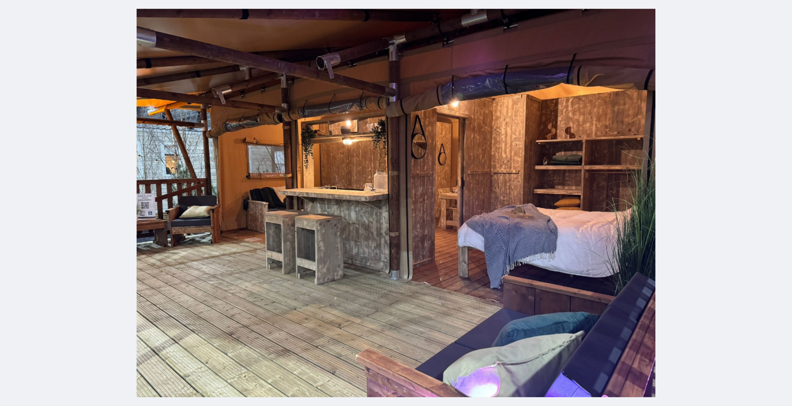 Safarisuite met privé sanitair | 5 personen
