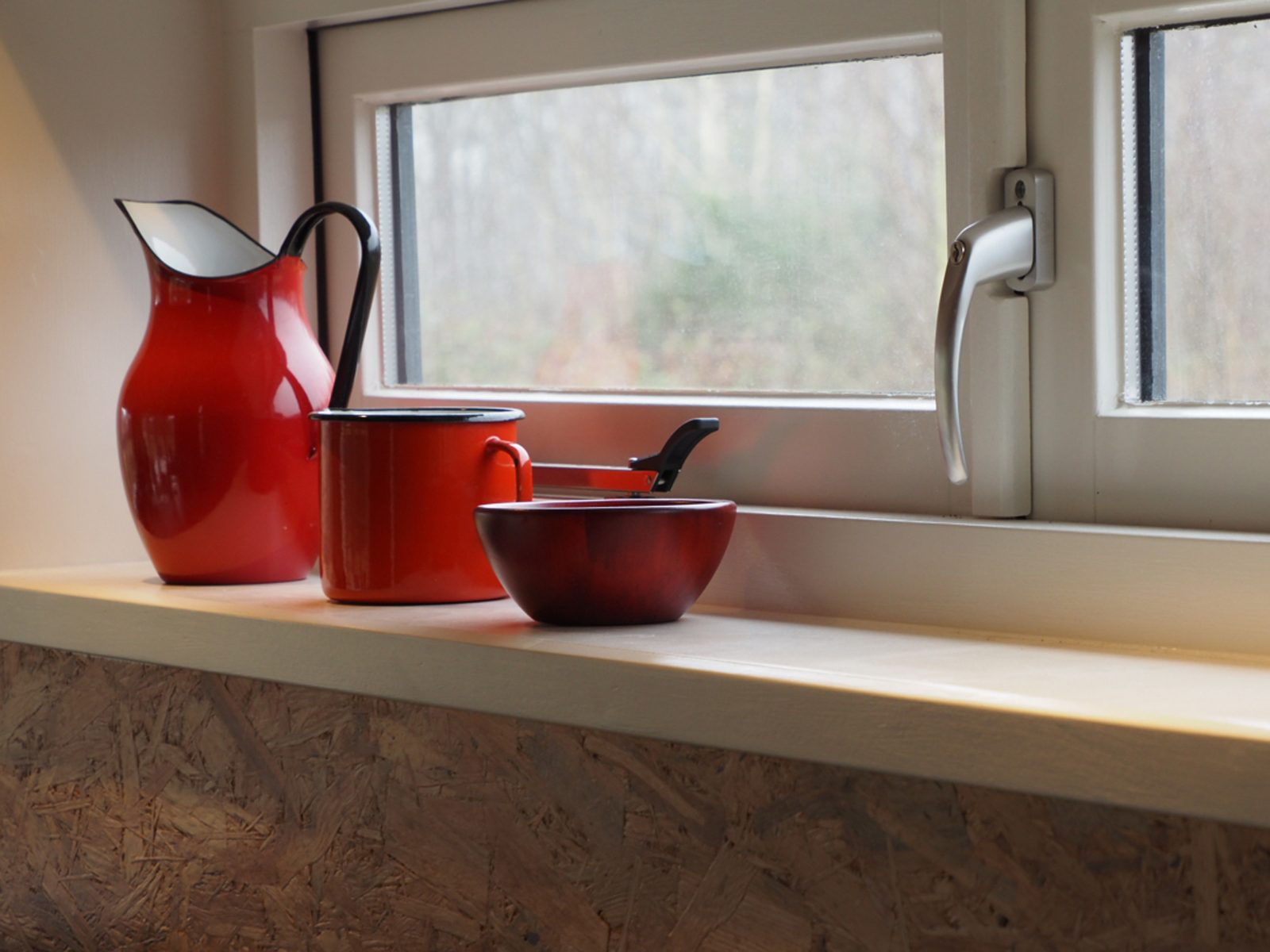 Rood Houten Huisje 213