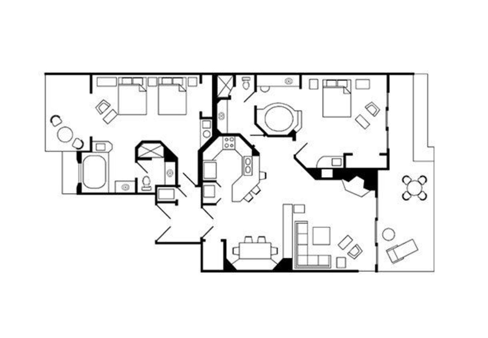 Marriott's Village d'ile-de-France, 2-Bedroom