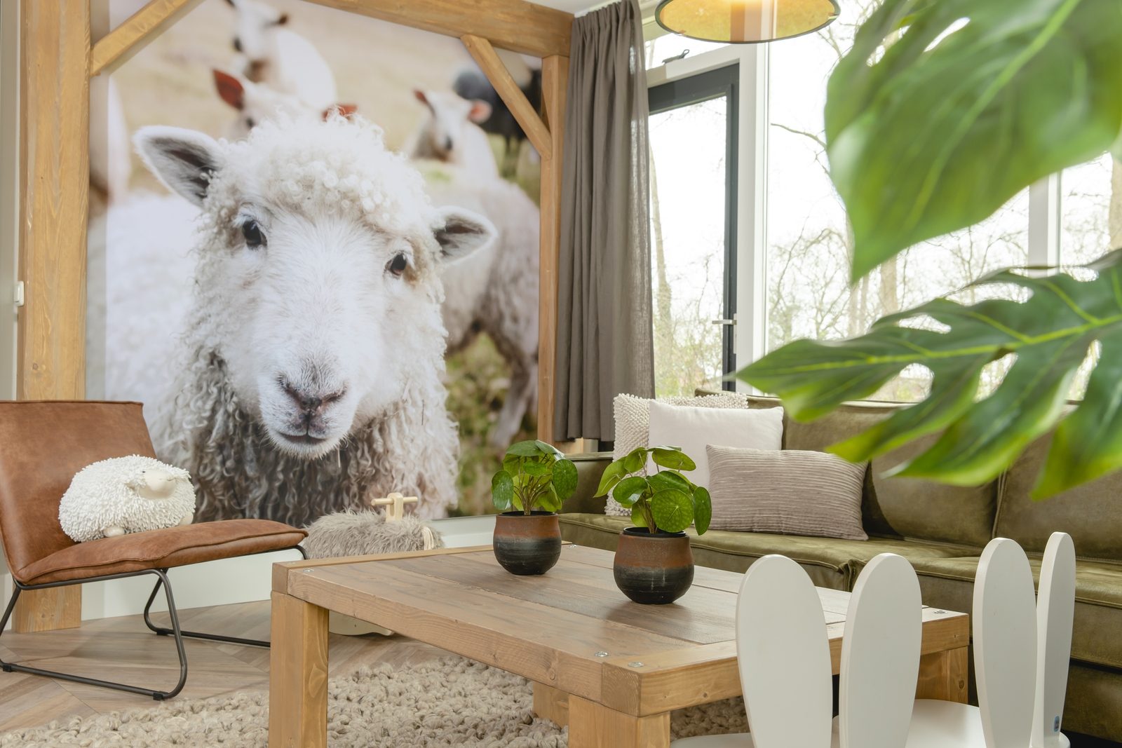 Kinderbungalow boerderij met sauna & warme bubbeltub I 6 personen