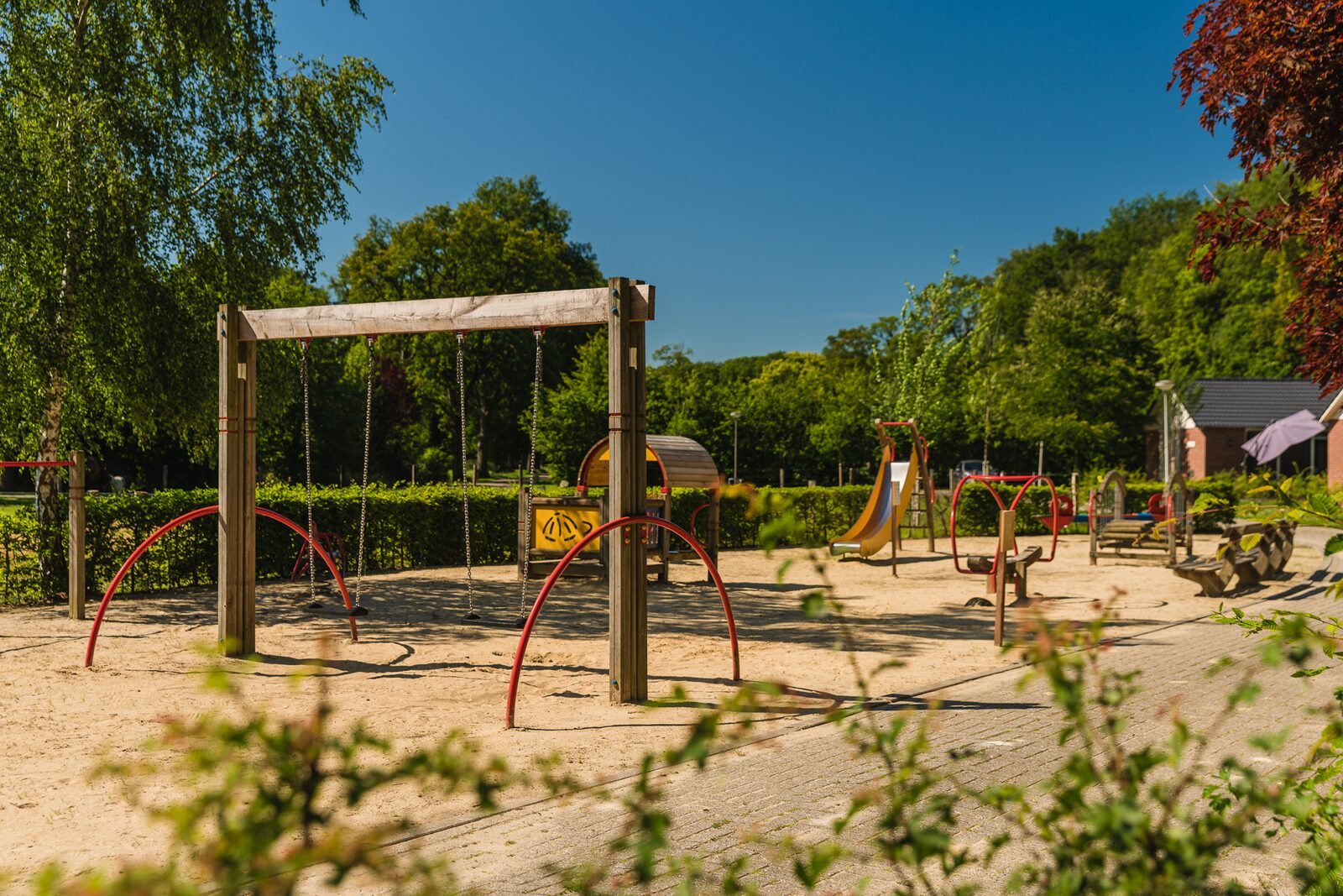 Kinderbungalow boerderij met sauna & warme bubbeltub I 6 personen
