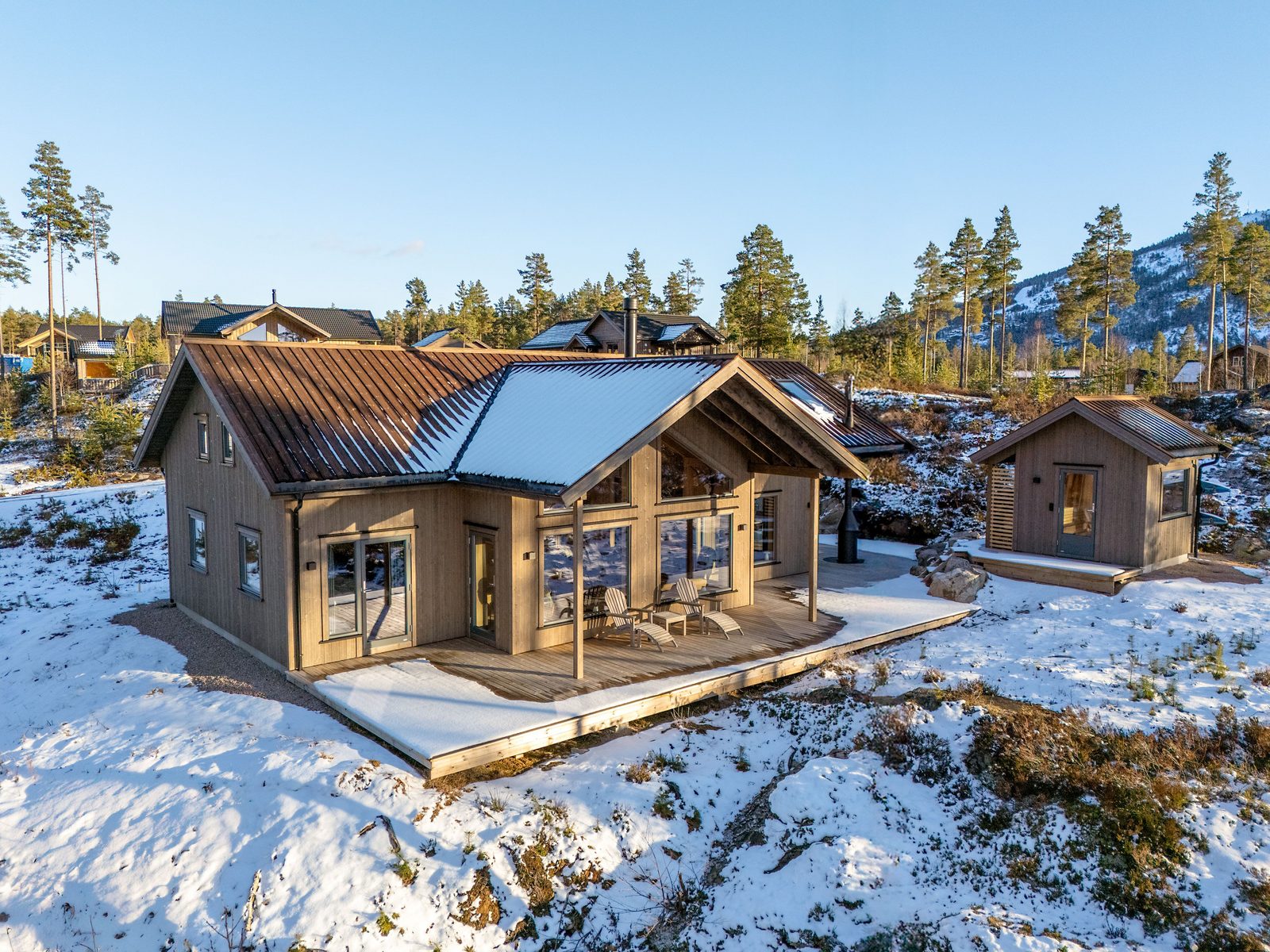 Nyborg Hytte | 8p | Met Sauna & Aan het water