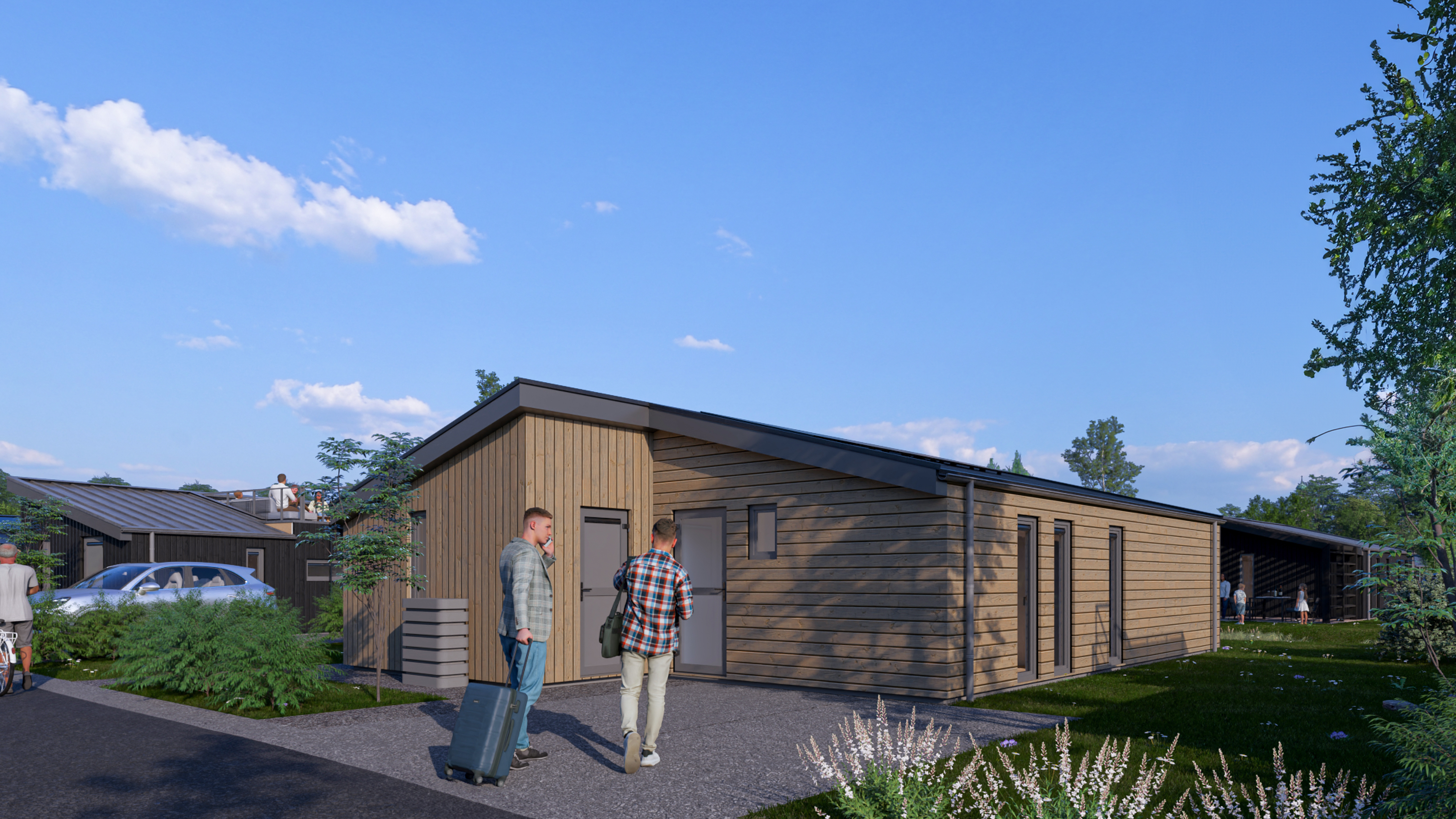 Accommodatie Enkhuizer Strand - Chalet - Cube Split Culinair Sauna 6 - 1