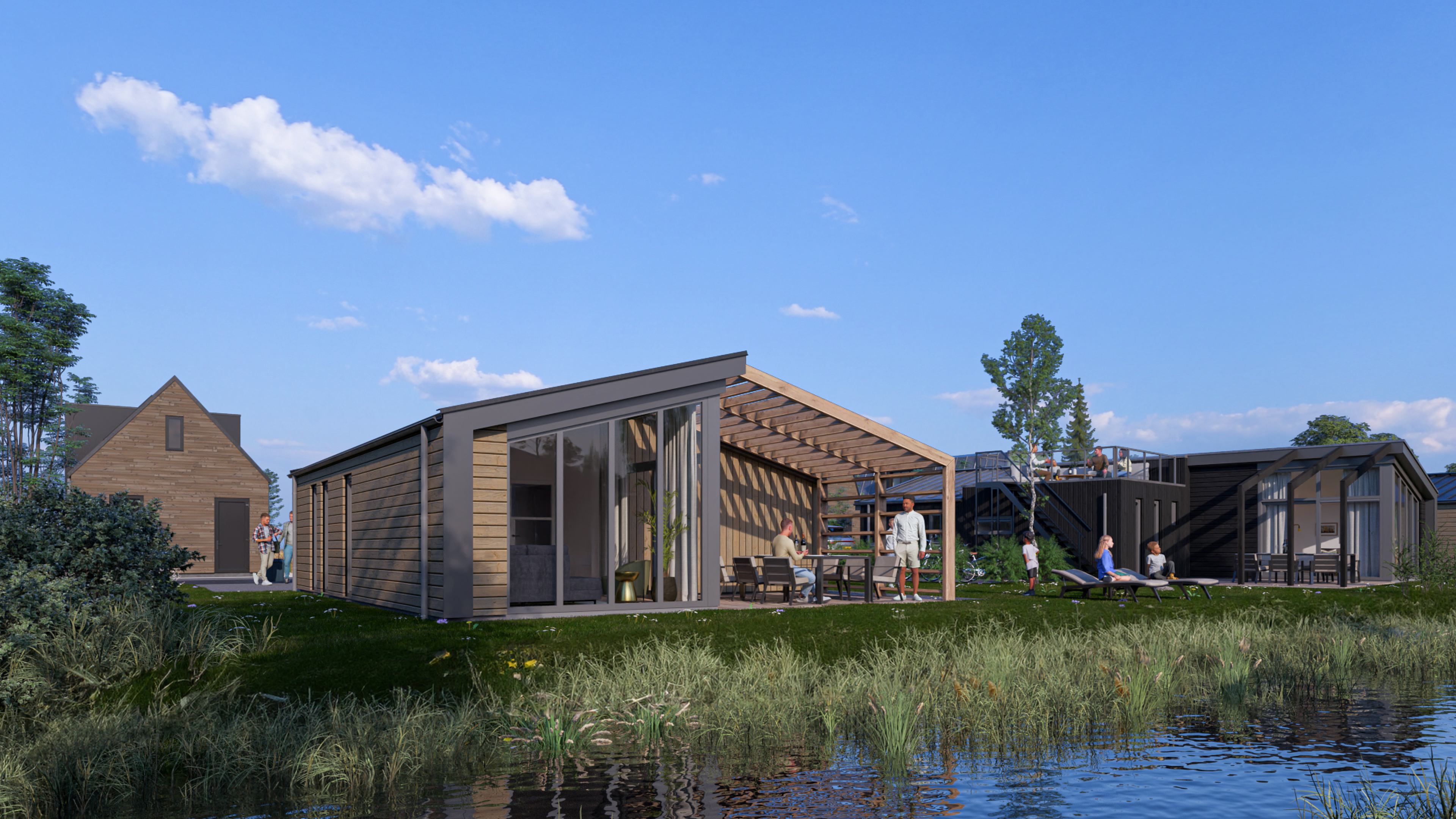Accommodatie Enkhuizer Strand - Chalet - Cube Split Culinair Sauna 6 - 11