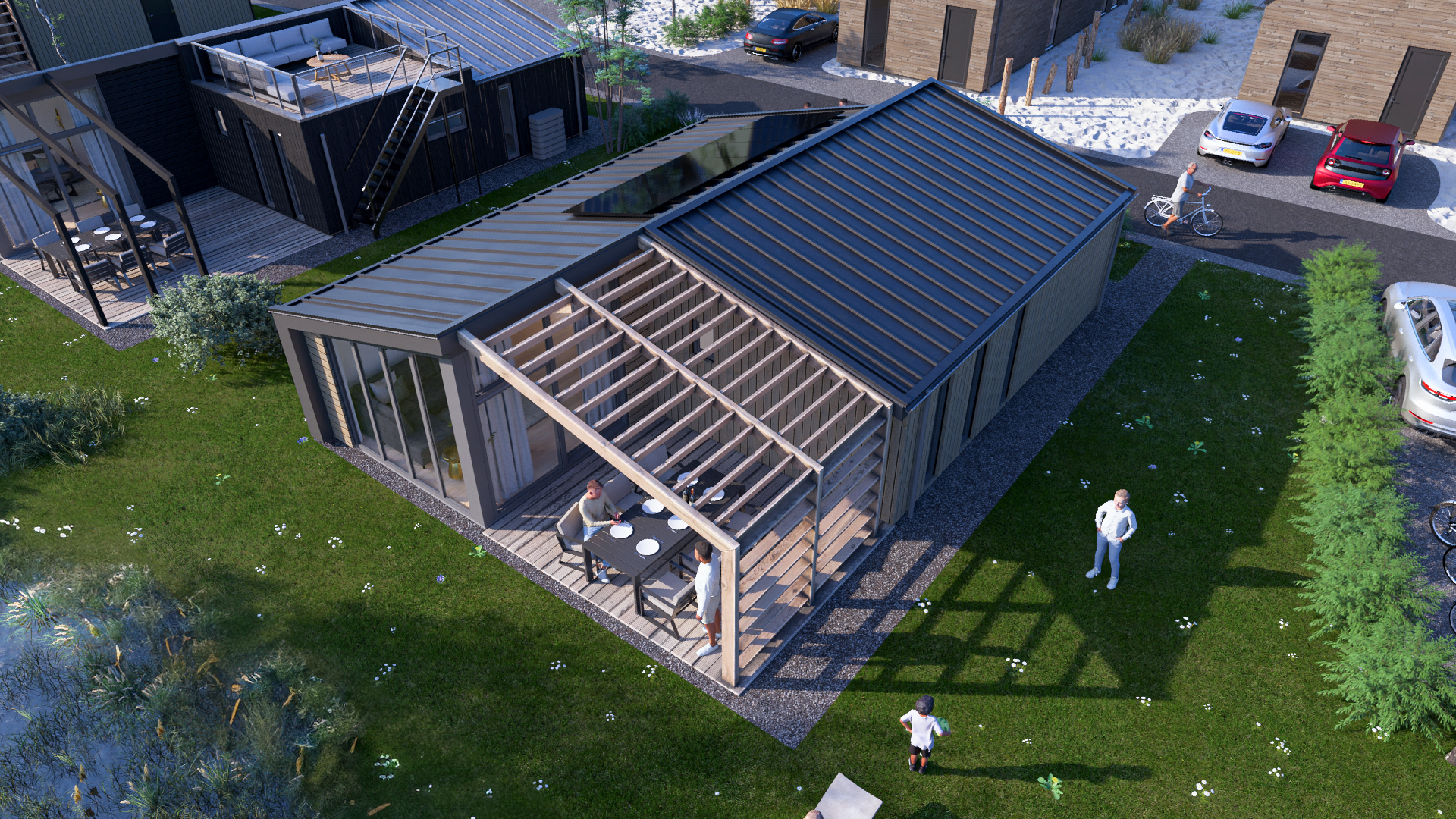 Accommodatie Enkhuizer Strand - Chalet - Cube Split Culinair Sauna 6 - 13