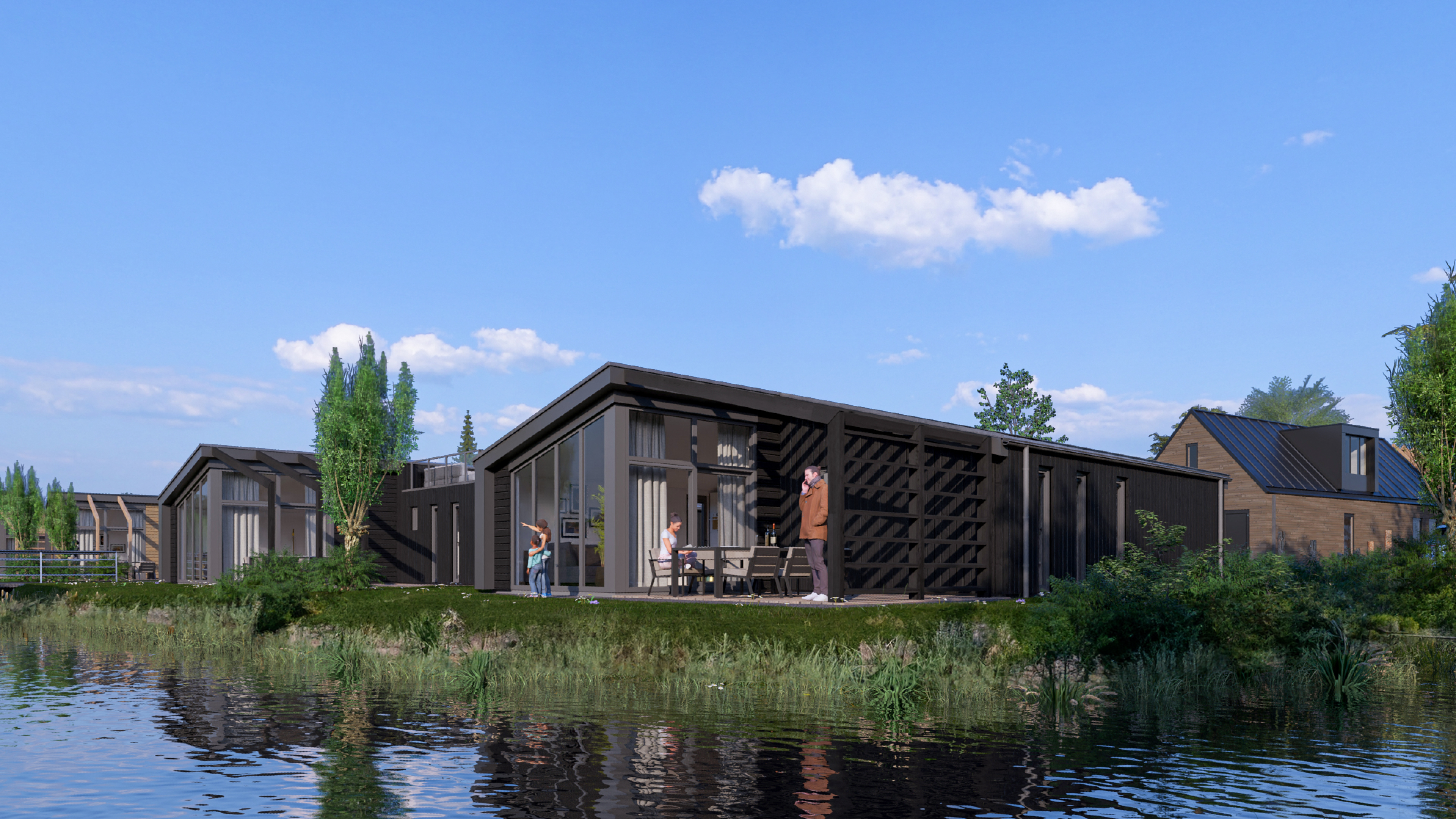 Accommodatie Enkhuizer Strand - Chalet - Cube Split Culinair Sauna 6 - 14