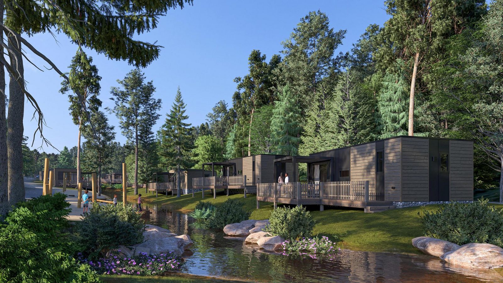 Sauwer Lodge with hot tub | 6 persons