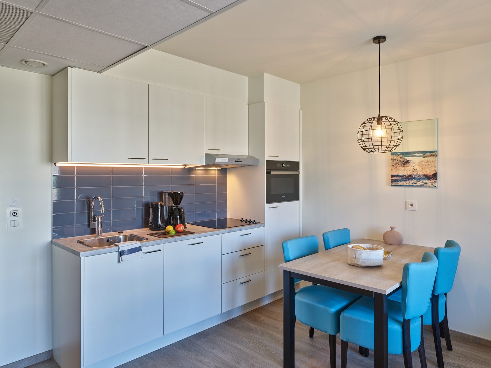 Comfort suite 4p balkon - 2 slaapkamers - 1 dubbel bed - 1 stapelbed