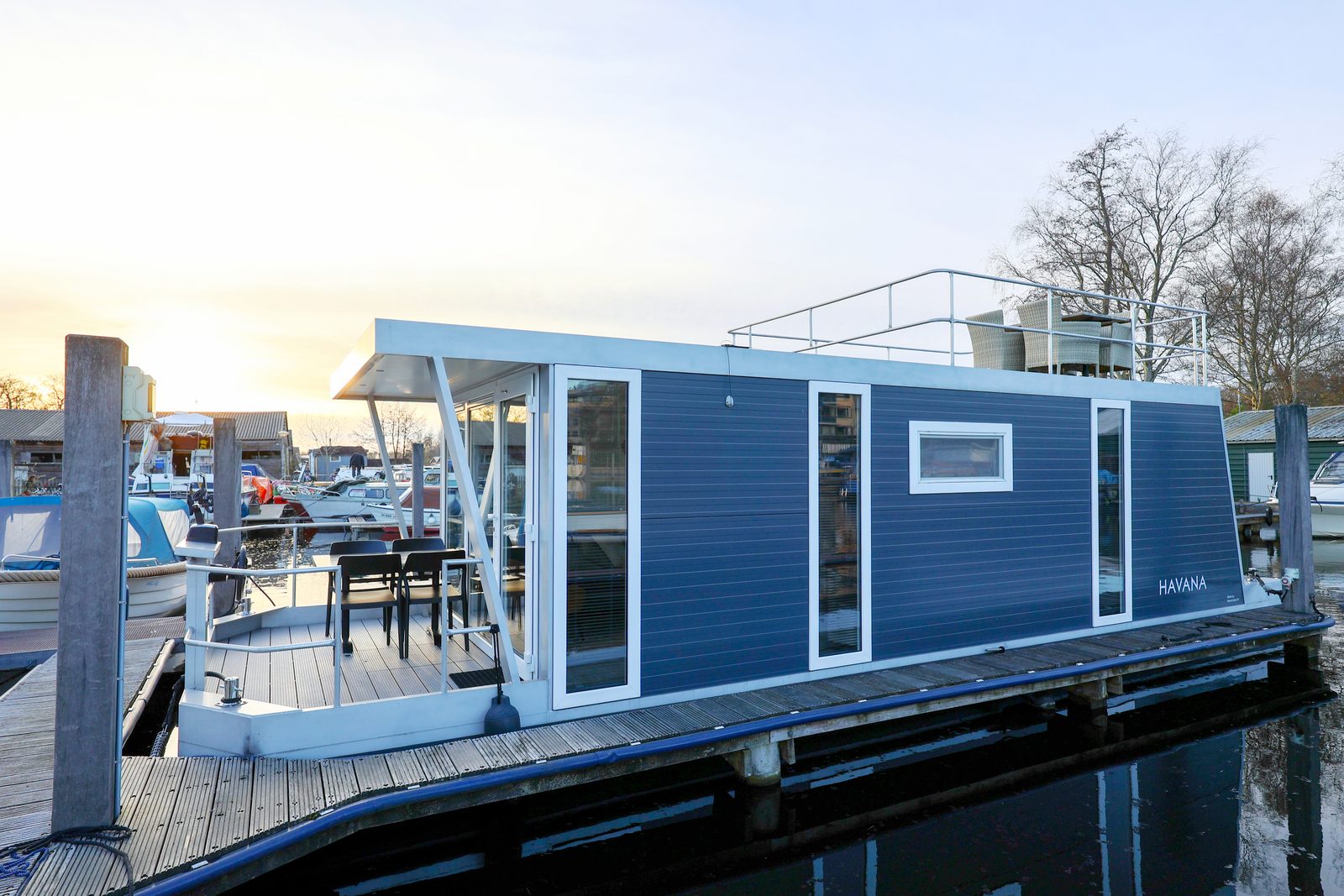 Havenlodge met dakterras en balkon (4 pers) "De Hoop"