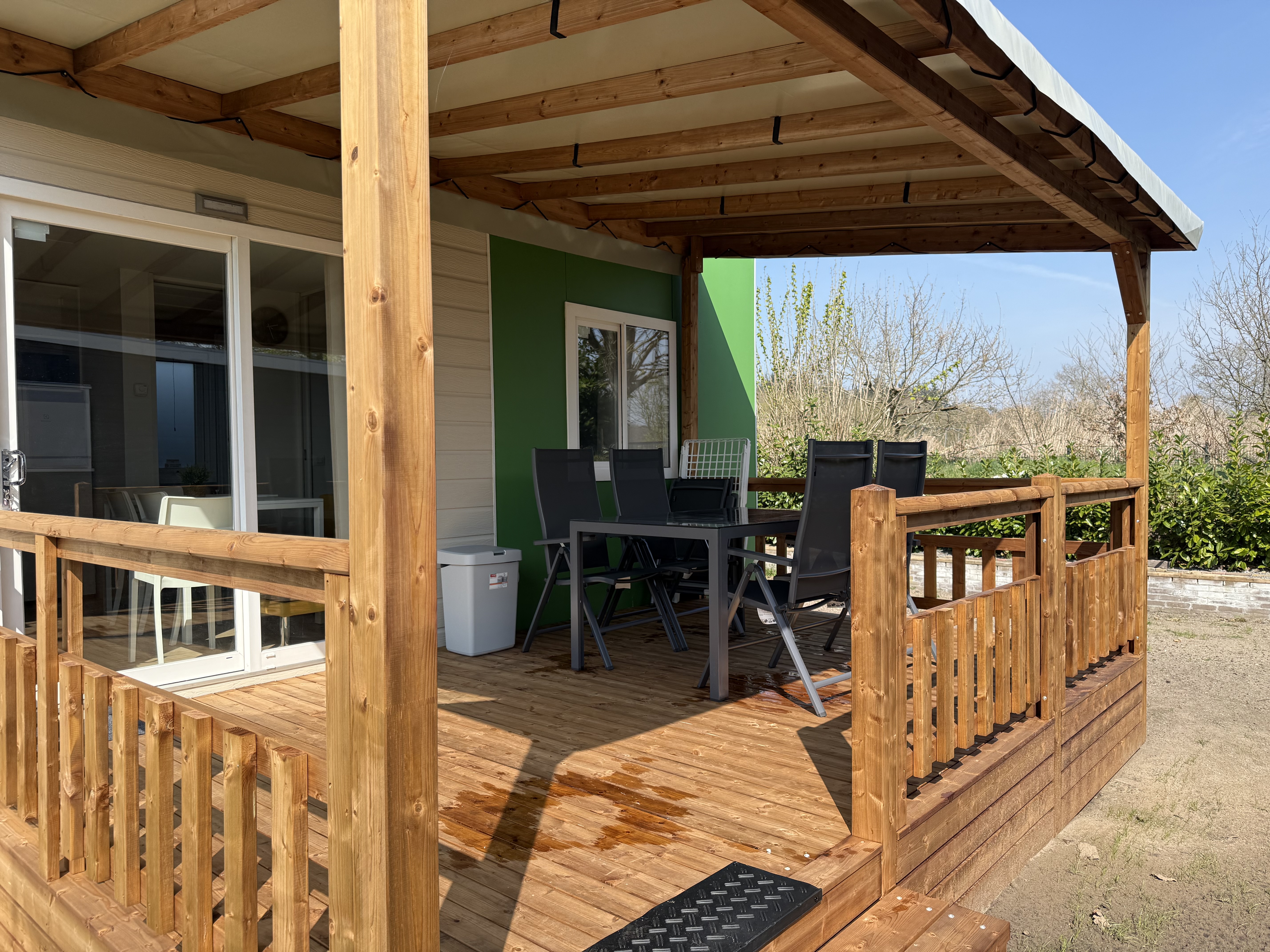 Chalet de luxe avec véranda et 2 salles de bains