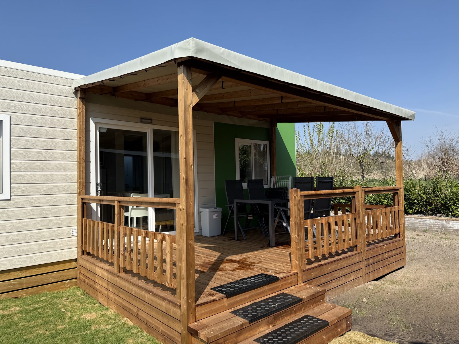Verandachalet de luxe 6 persoons 