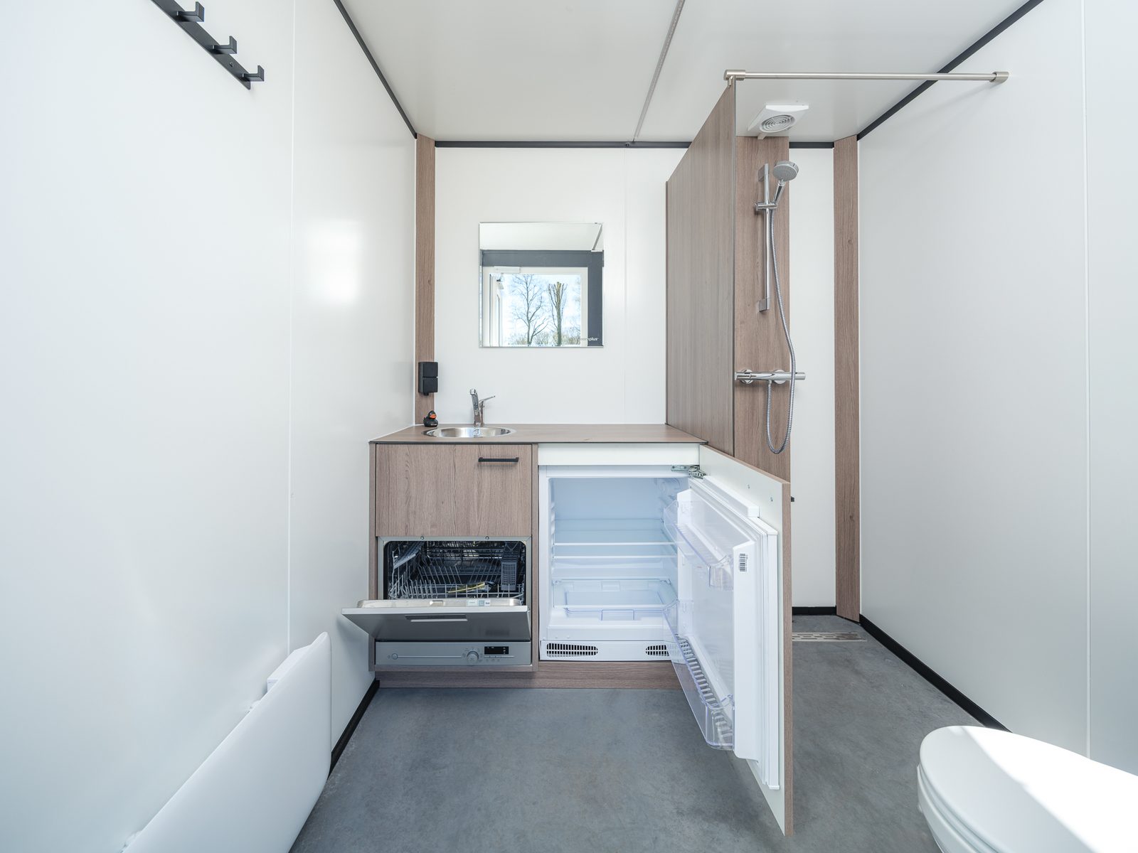 Kampeerplaats Comfort met privé sanitair 