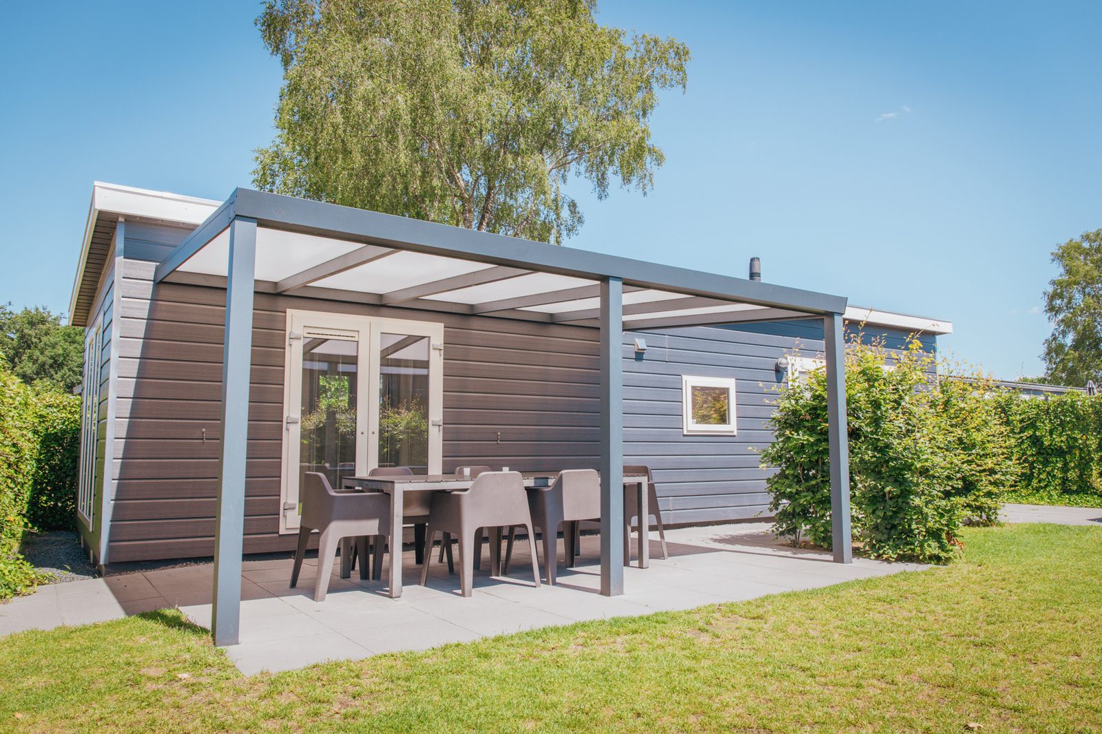Veluwelodge XL met grillhuis | 6 + 6 personen
