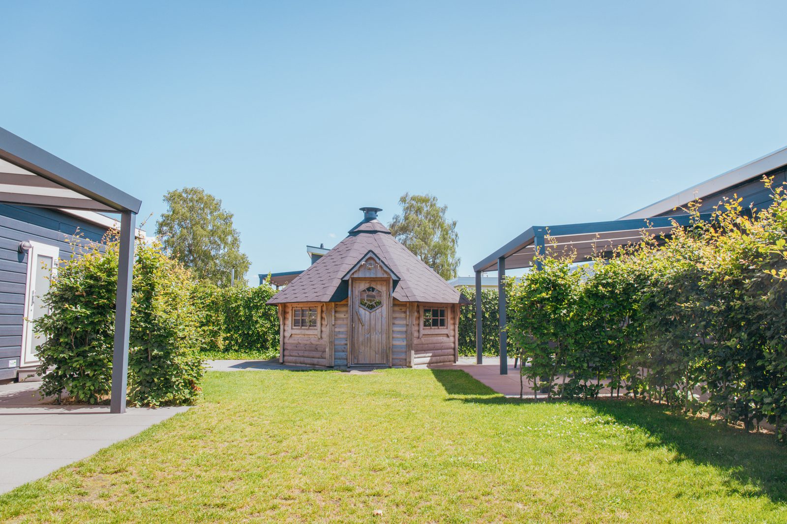 Veluwelodge XL met grillhuis | 6 + 6 personen
