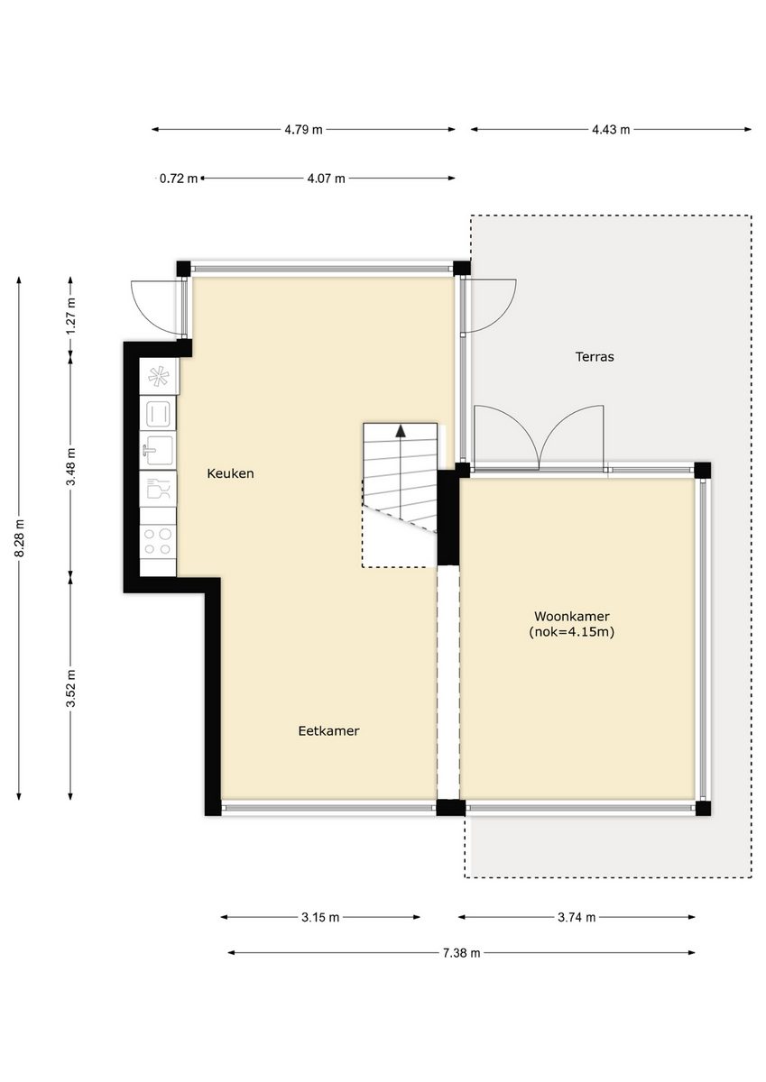 Appartement Penthouse Zeezicht (6P) - Residence Kabbelaarsbank 