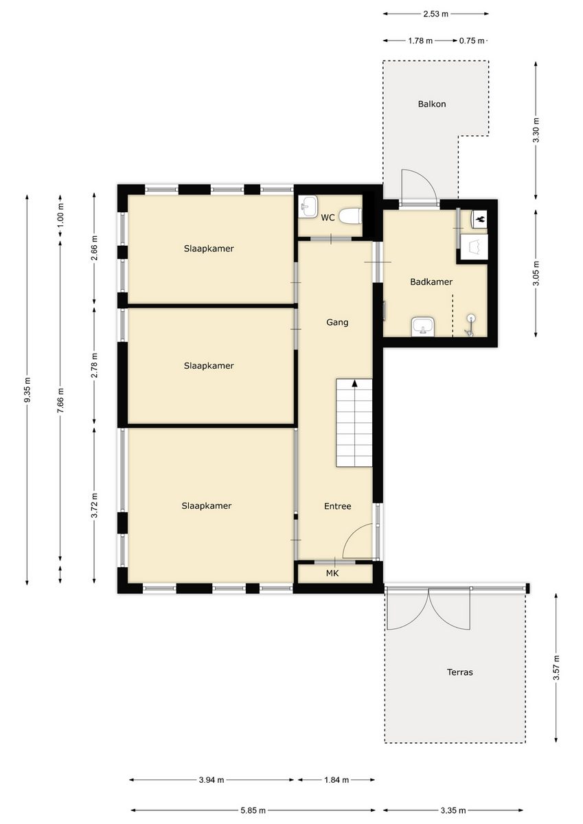 Appartement Penthouse Zeezicht (6P) - Residence Kabbelaarsbank 