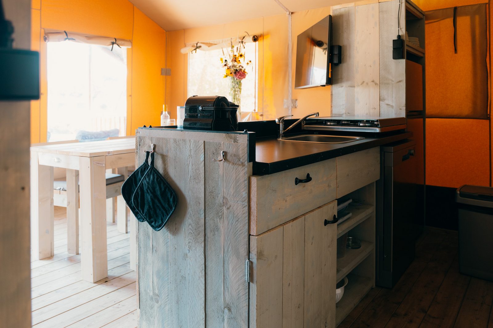 Safari cottage for six people