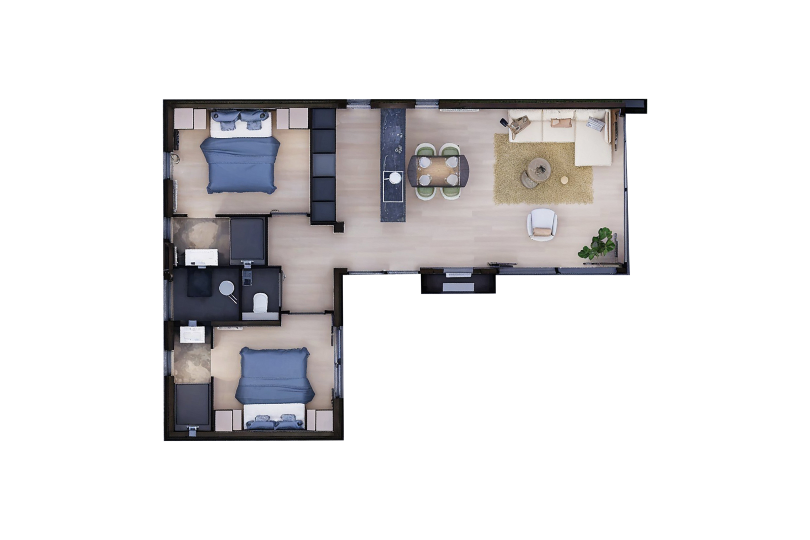 Villa L-Meerzicht | 4 Pers. Dachterrasse