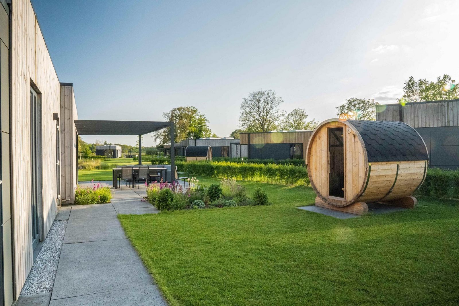 Parklodge 6 met hondenhek, sauna en hottub