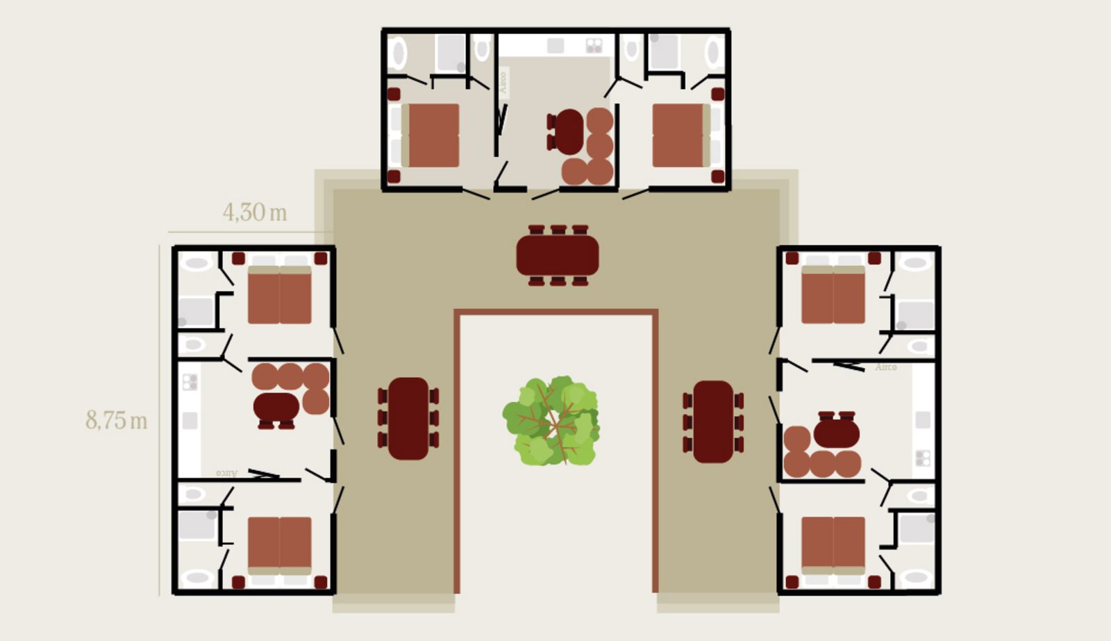 Luxe Lodges | 12 Personen