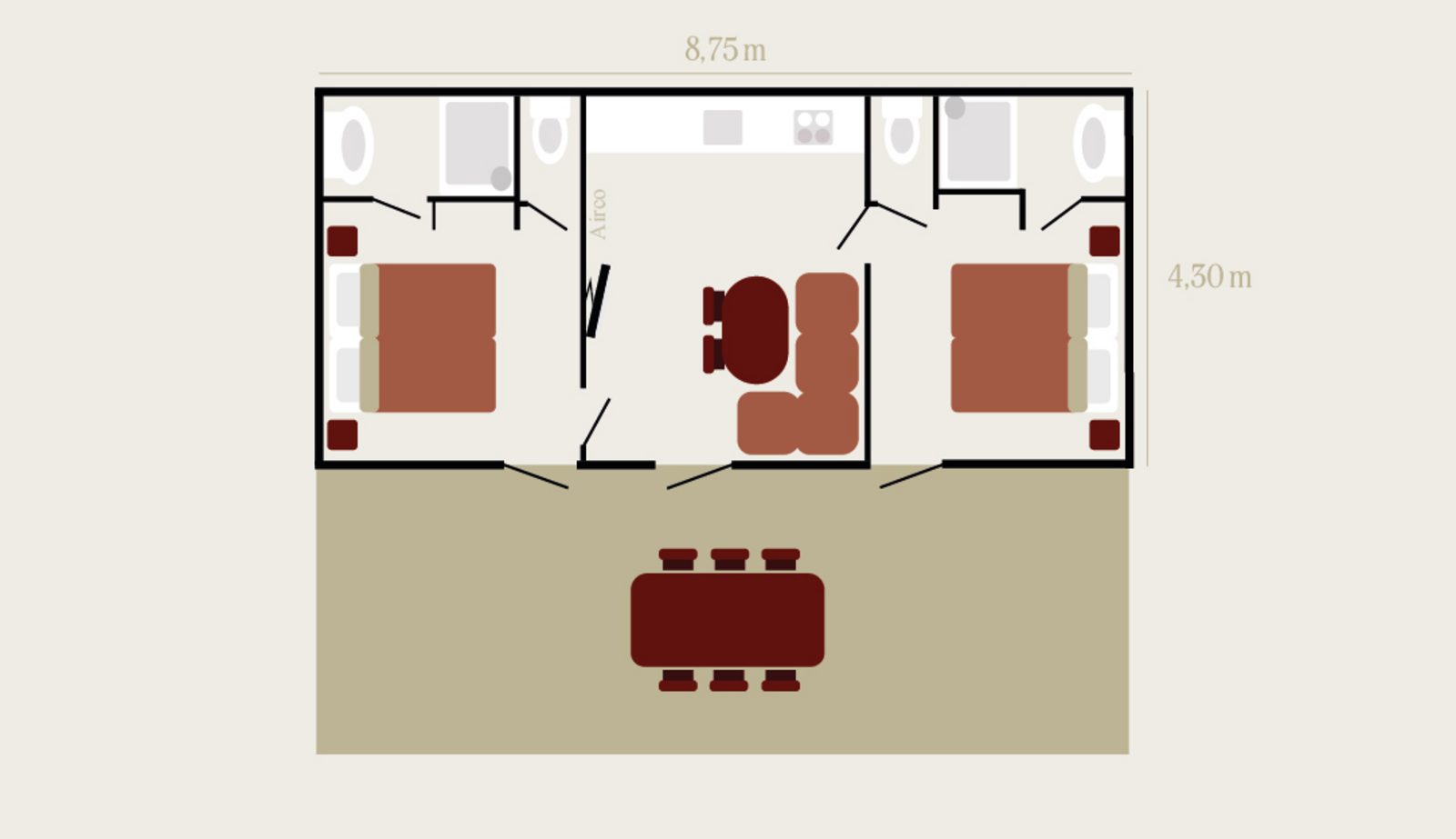 Luxe Lodge | 2 personen