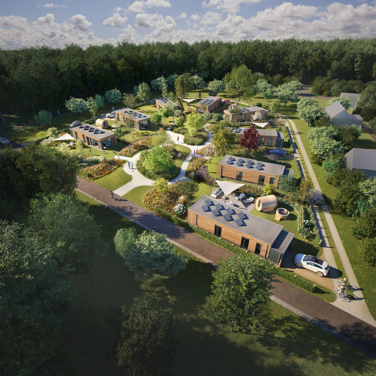 Parklodge 4 met hondenhek, sauna en hottub
