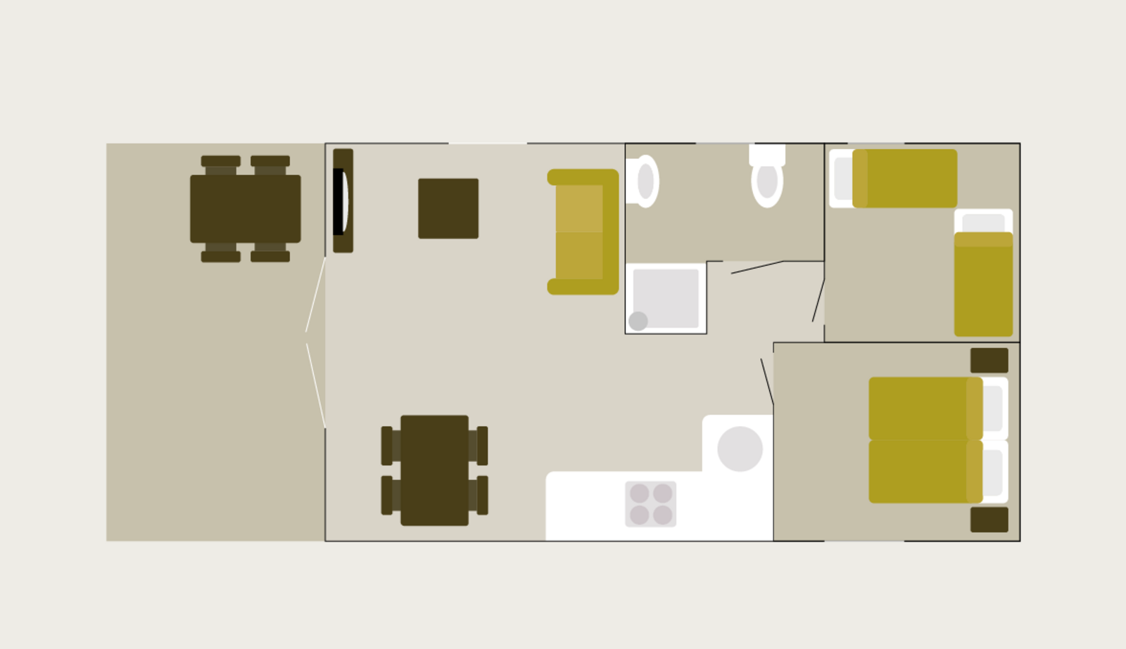 Veluwe lounge for four people