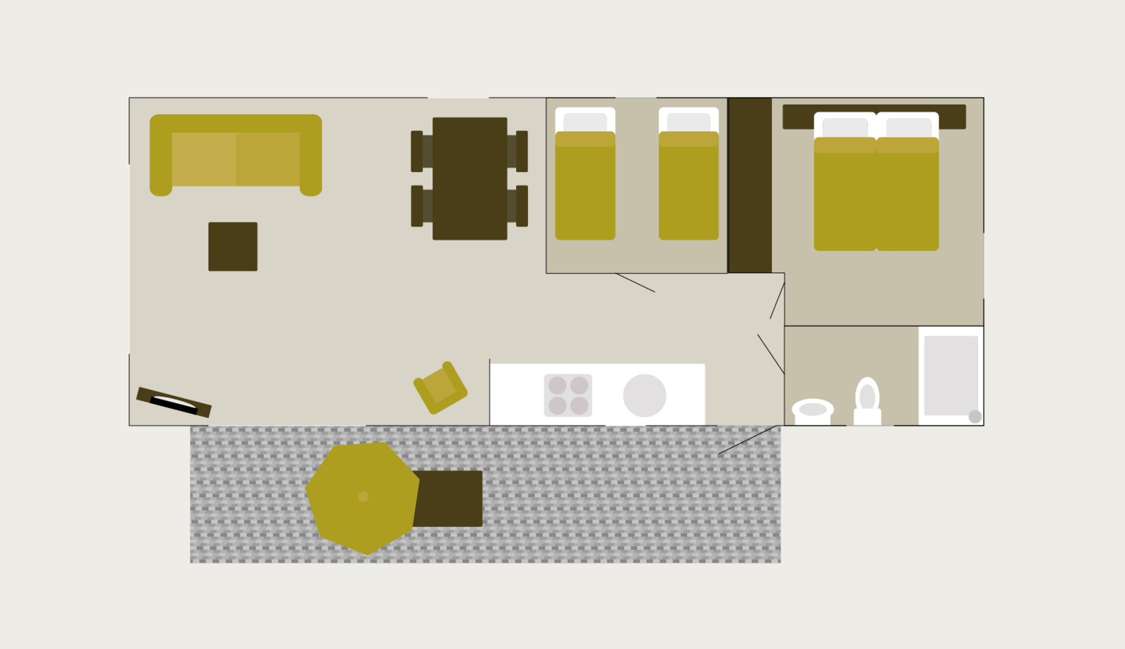 Veluwe lodge for two people