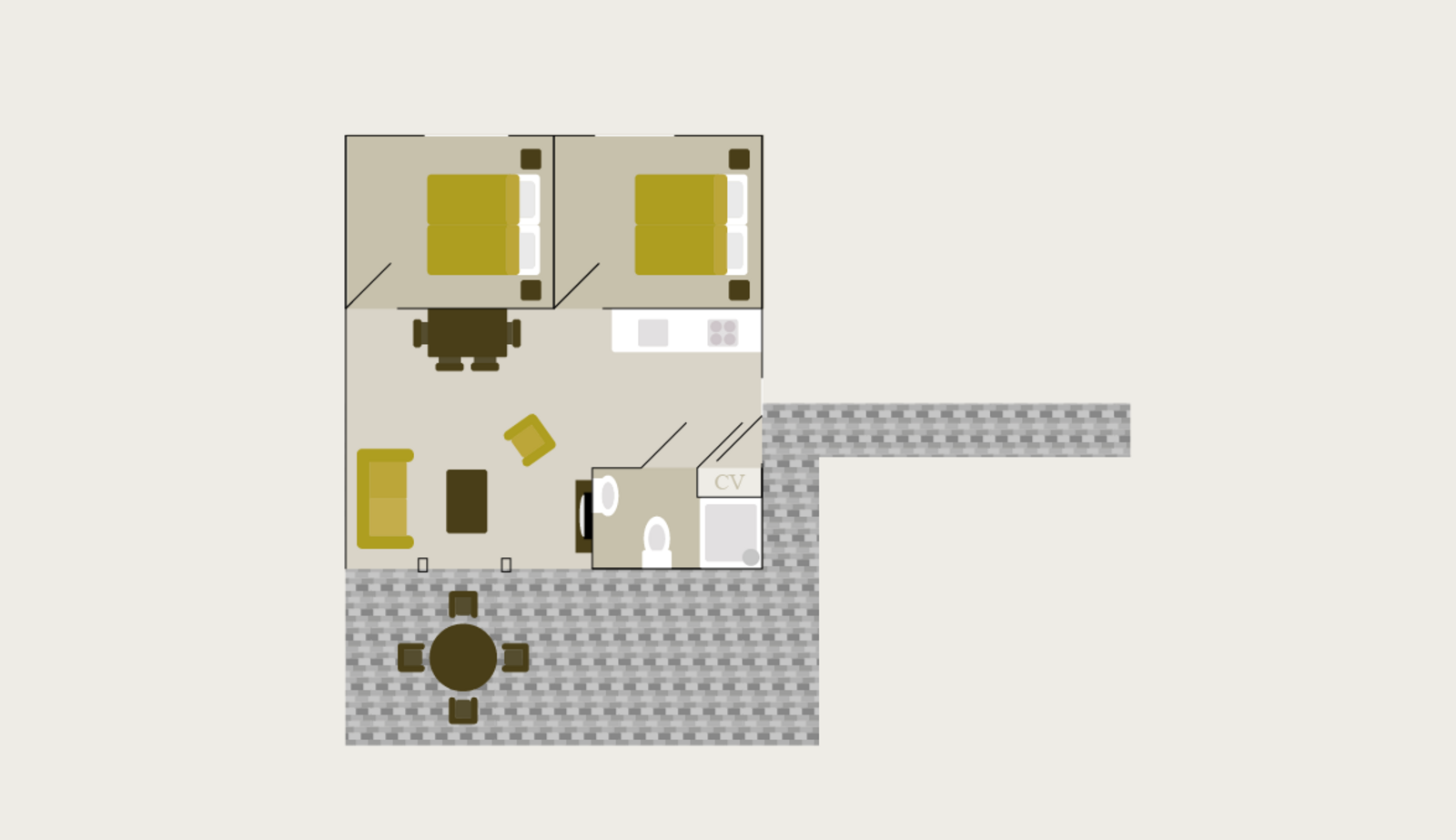 Bungalow Heuveltjes | 4 personen