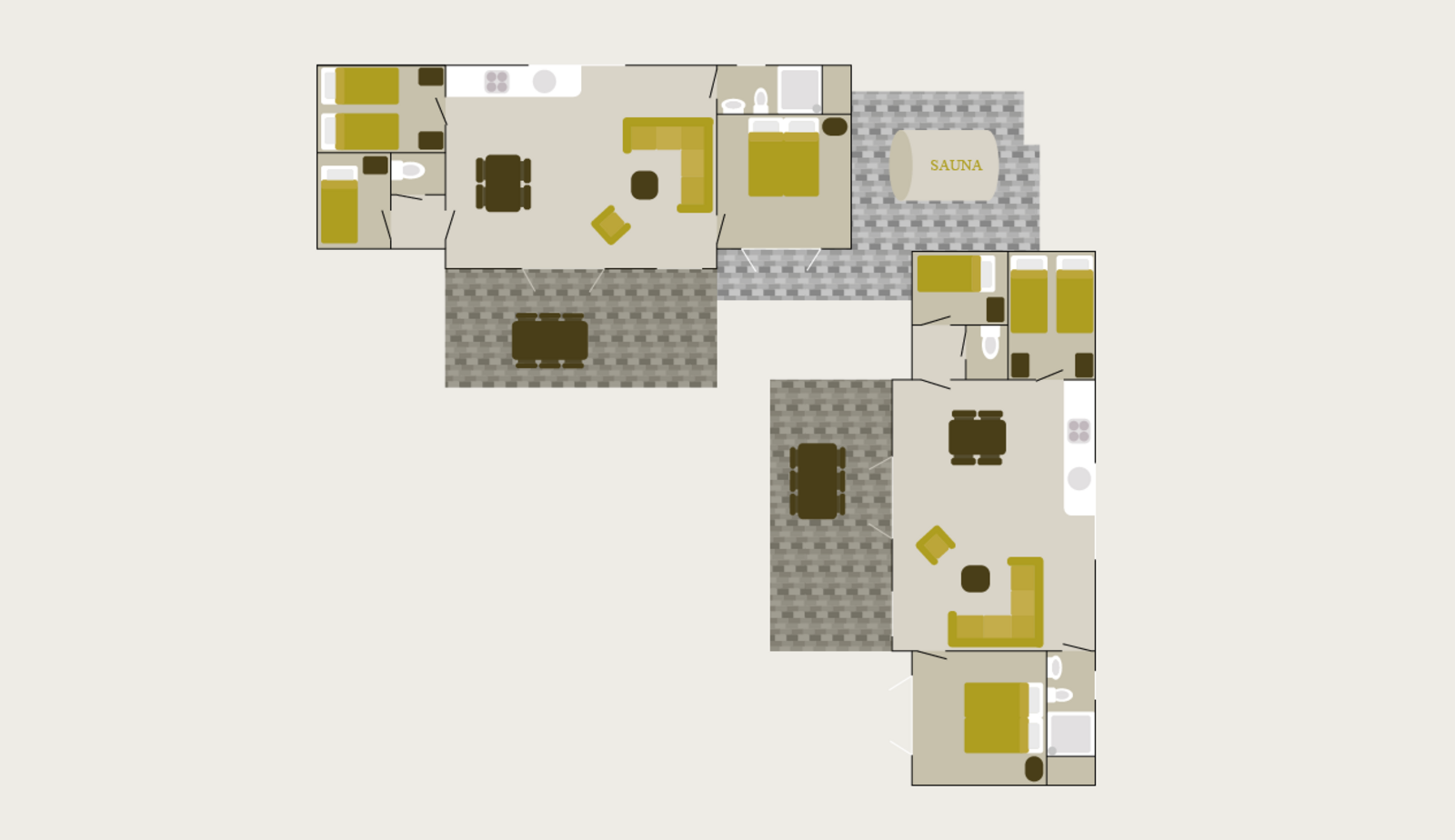 Veluwe-Villa mit Sauna und Grillhaus für 6 + 6 Personen