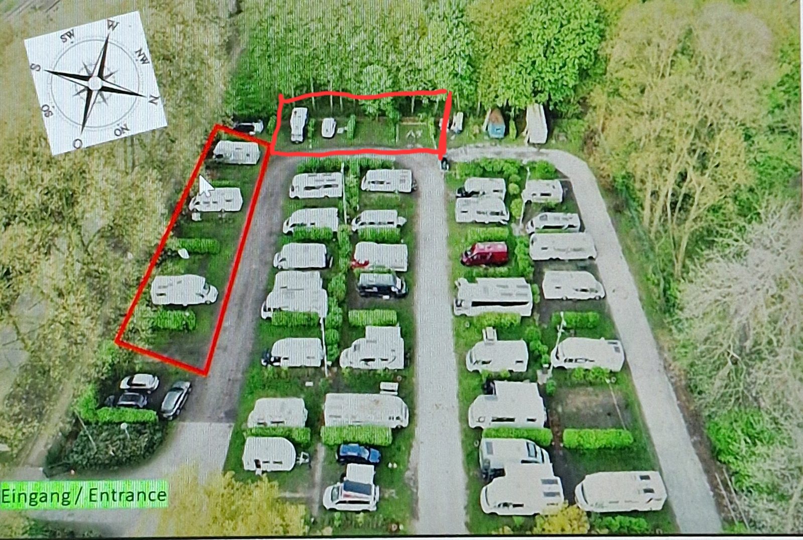 9 Meter Schattenplatz (70m2)