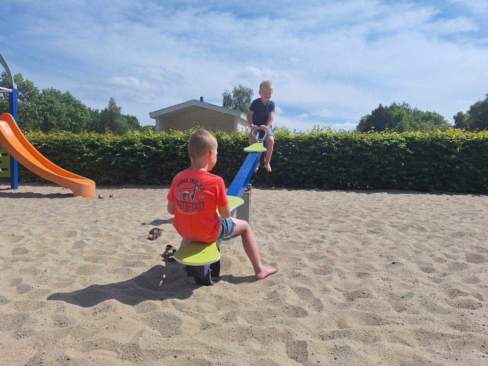 Kampeerplaats met privé- sanitair