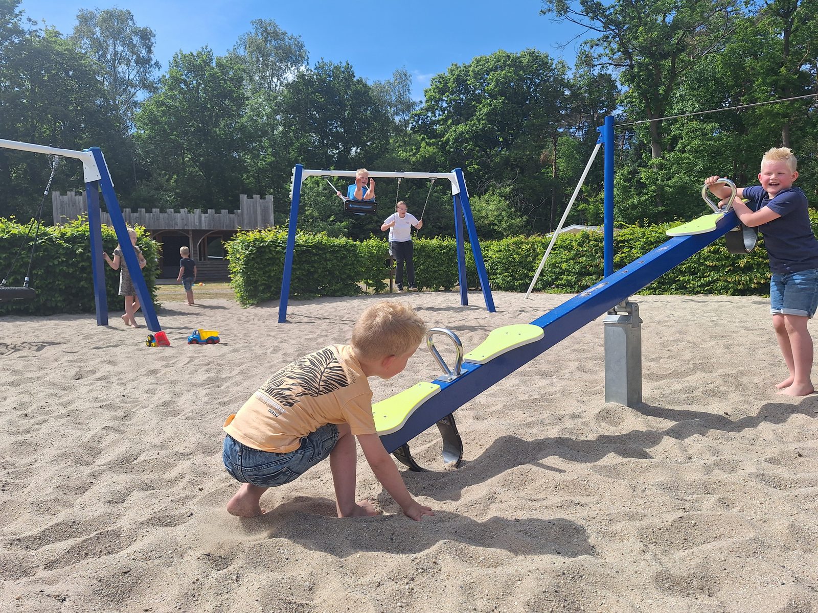 Kampeerplaats met privé- sanitair