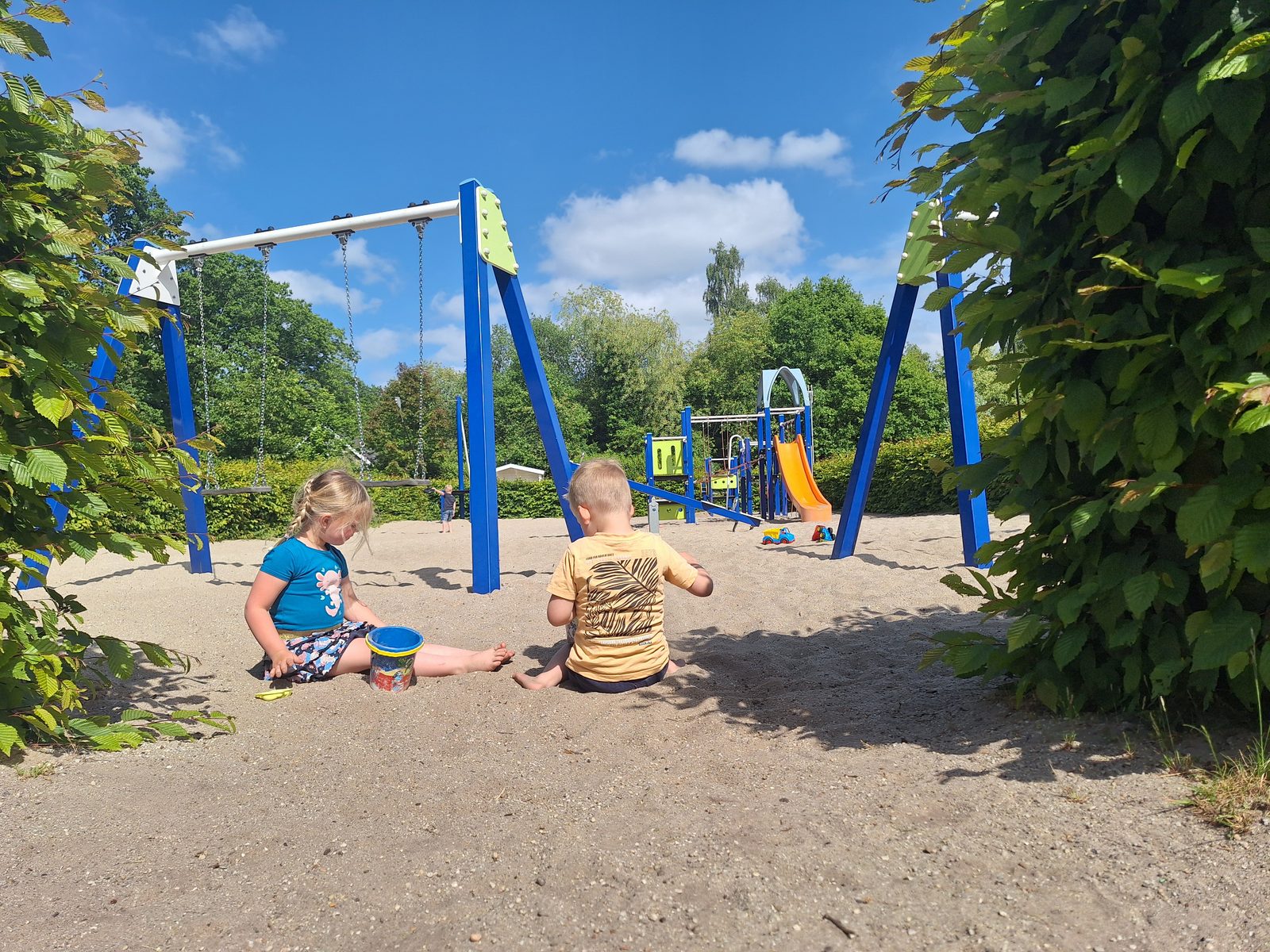 Kampeerplaats met privé- sanitair