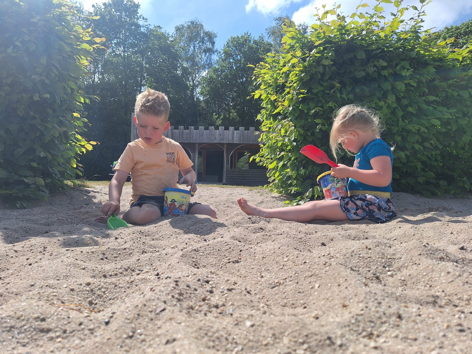 Kampeerplaats met privé- sanitair