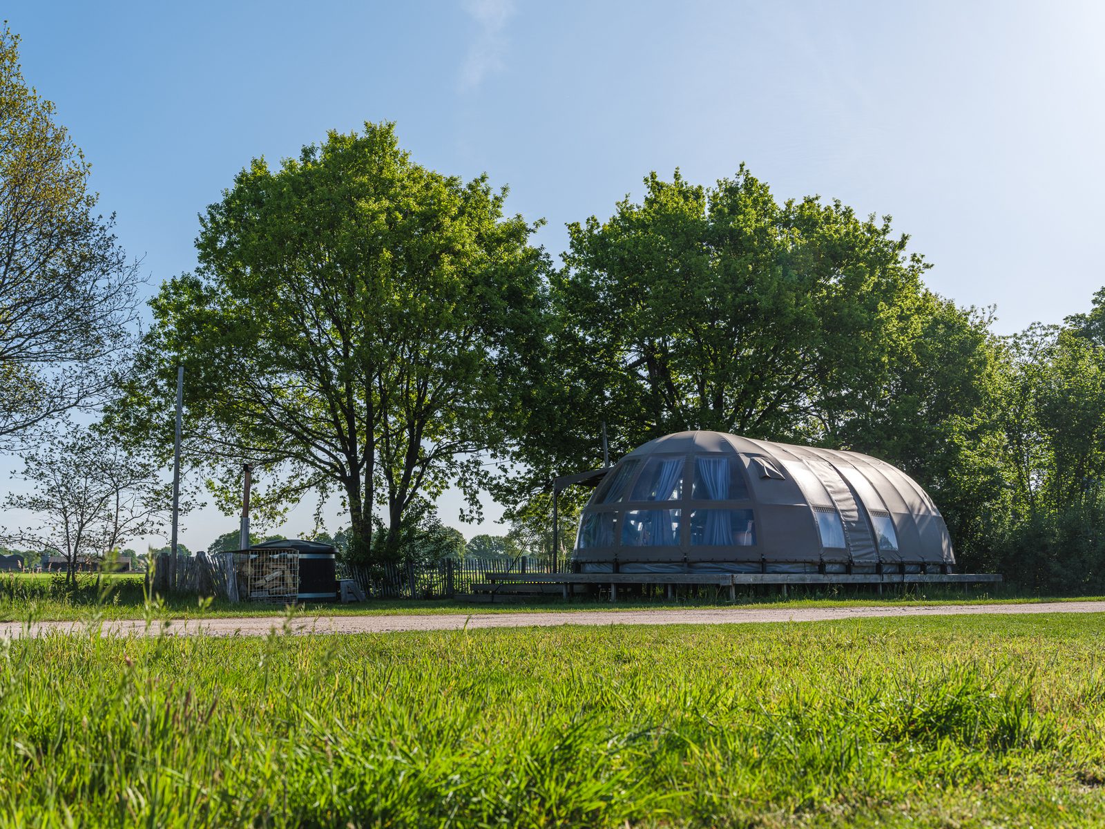Riverdome met privé sanitair én hottub | 4 personen