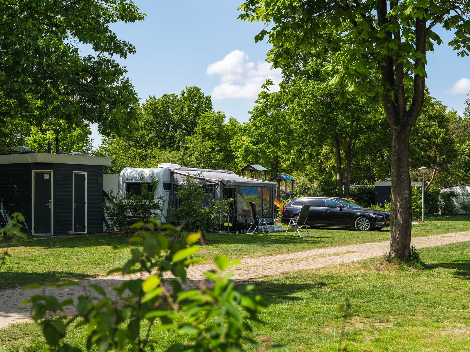 Stellplatz Superkomfort mit privaten Sanitäranlagen