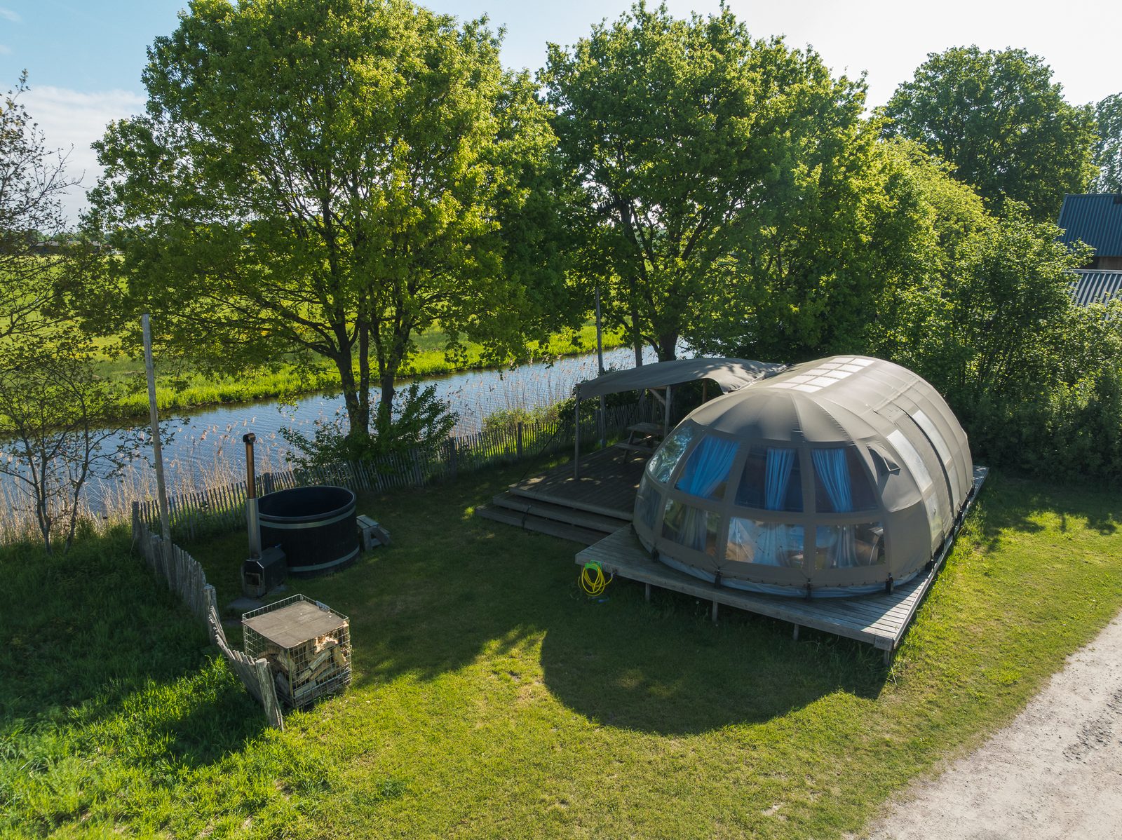 Riverdome met privé sanitair én hottub | 4 personen