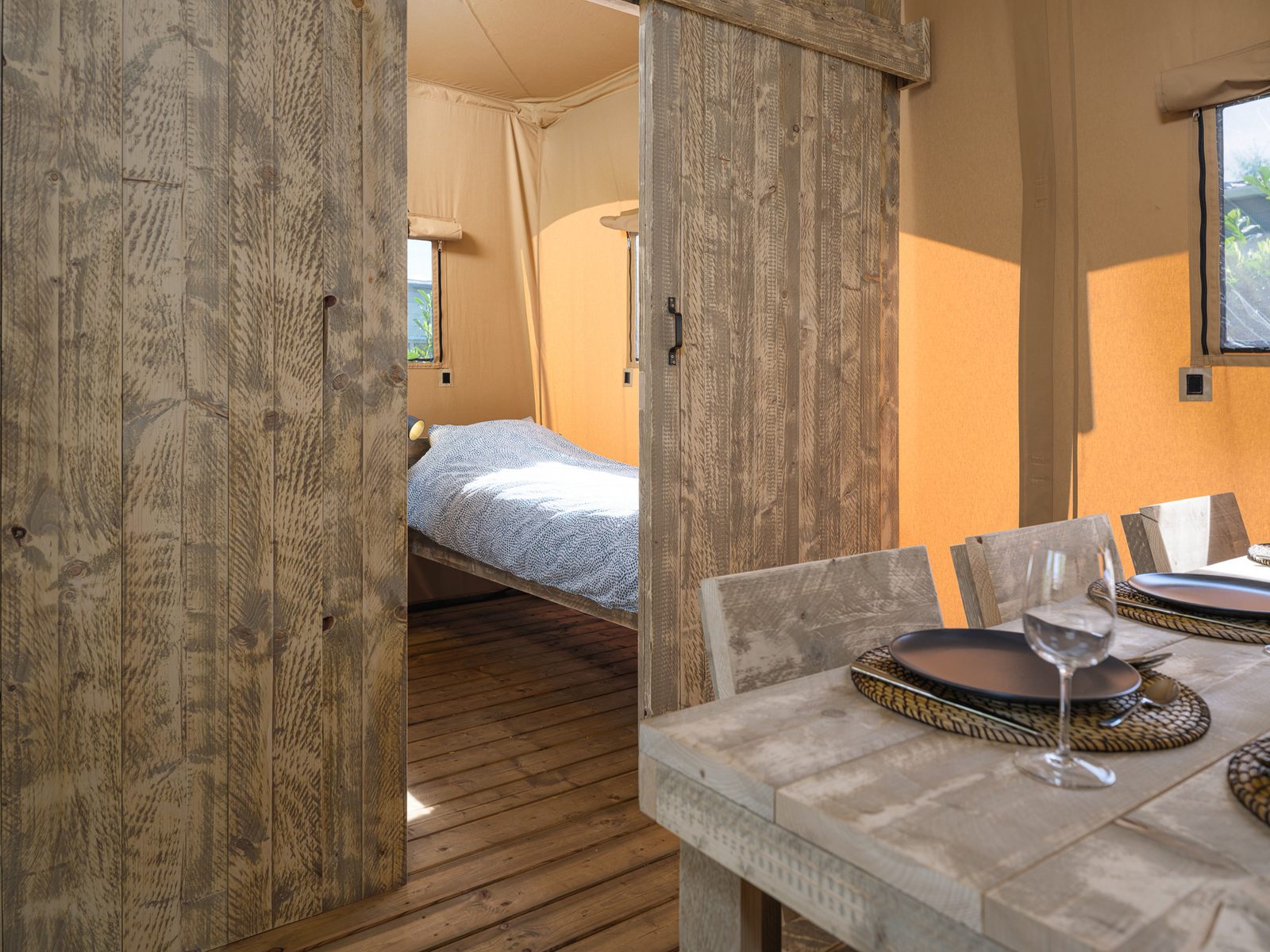 Safarisuite met privé sanitair | 5 personen