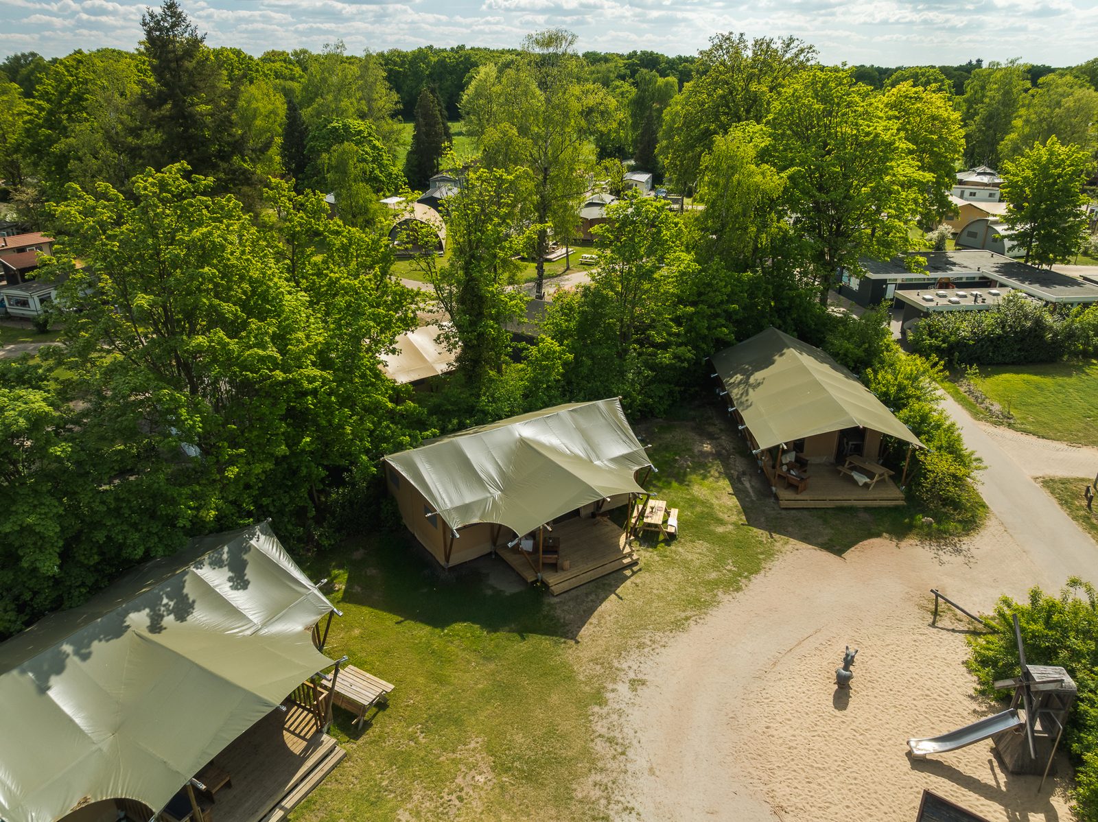Safari tent with private bathroom | 8 people
