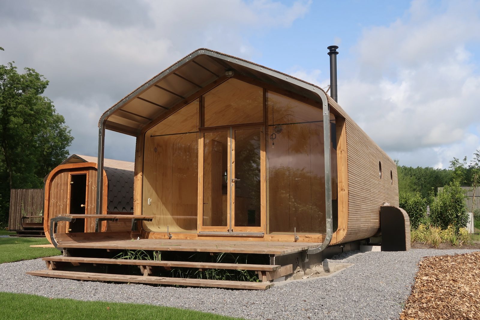 Wikkelhouse met Sauna & Ligbad I 2 pers.