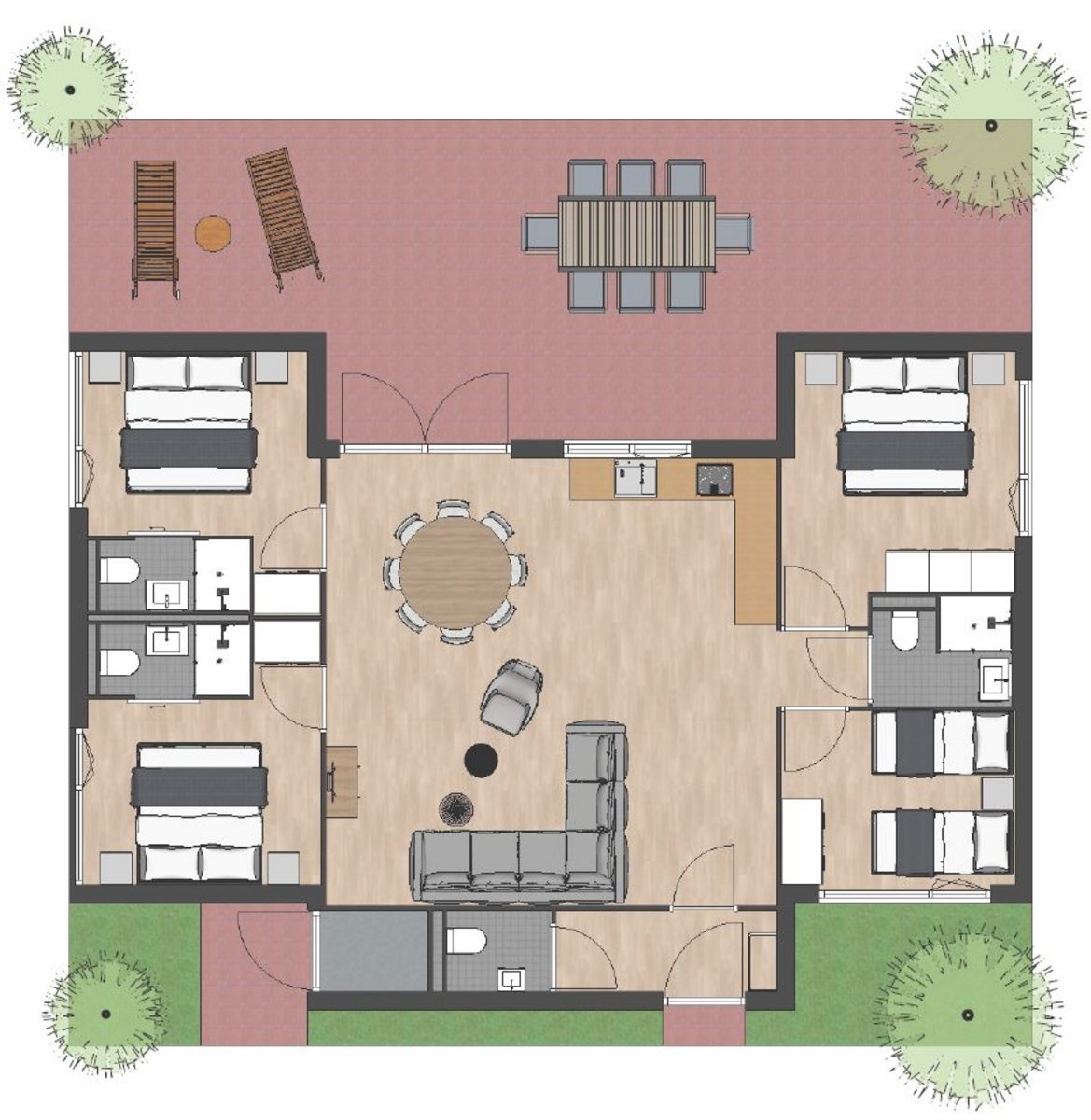 Bos Lodge | 8 personen
