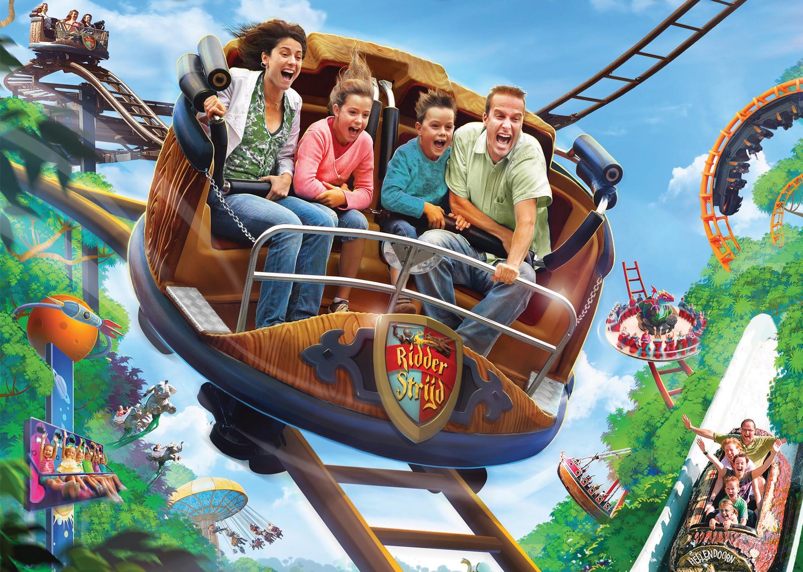 Zomer Avonturen Voordeel, inclusief 2 gratis entreekaarten Avonturenpark