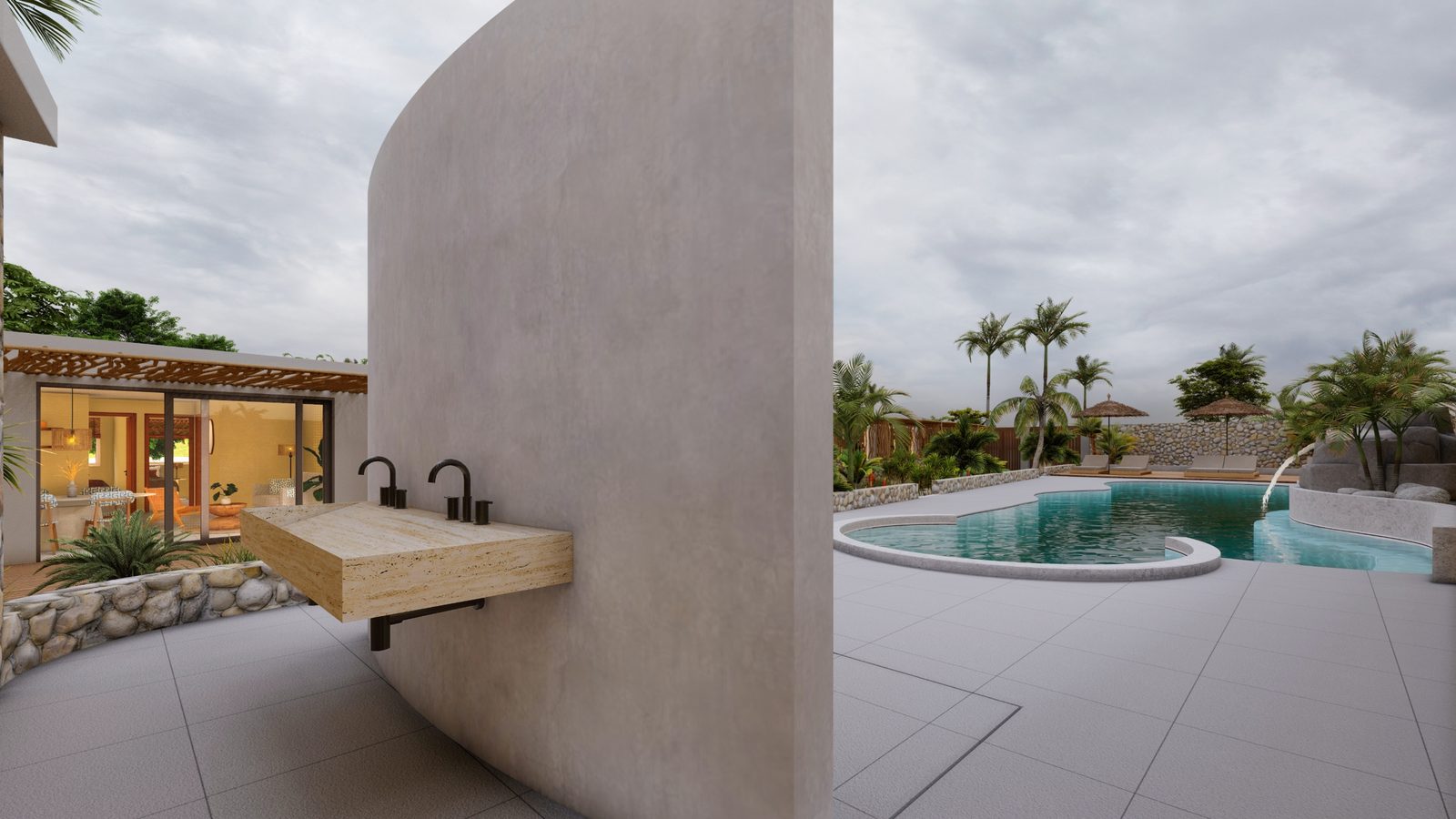 The Boho Oasis Resort (met terras en zwembadzicht)