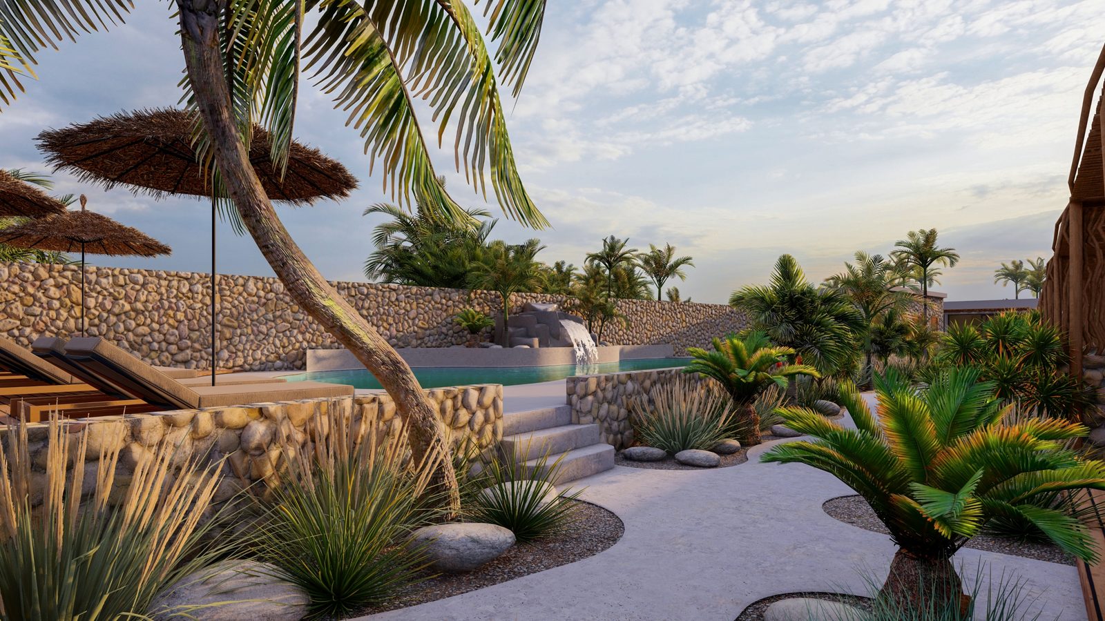 The Boho Oasis Resort (met terras en zwembadzicht)