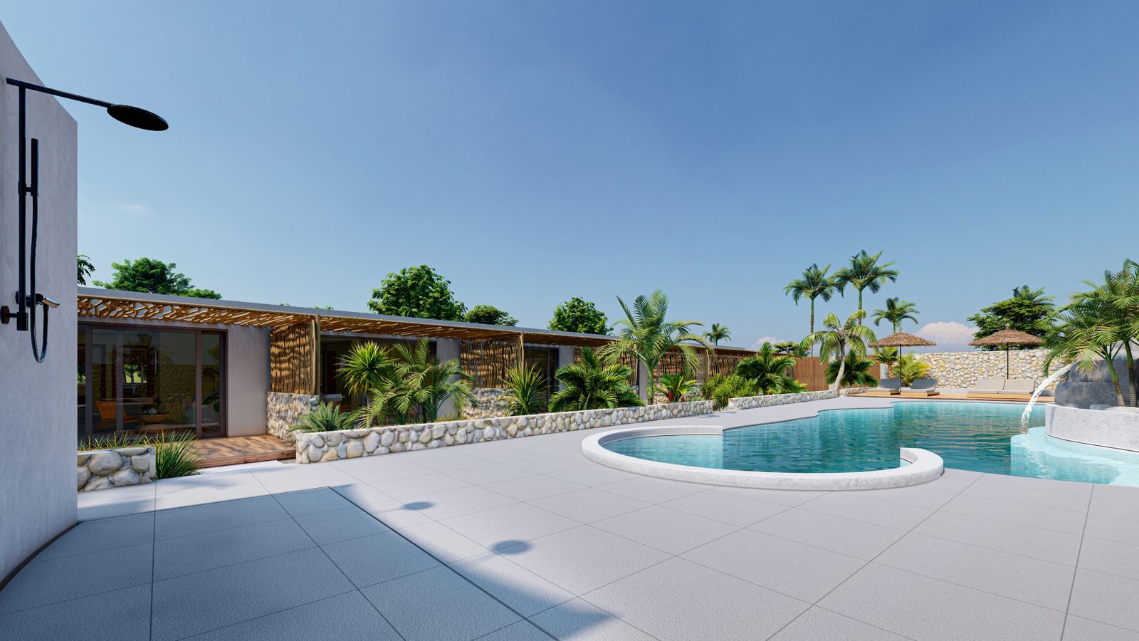 The Boho Oasis Resort (met terras en zwembadzicht)