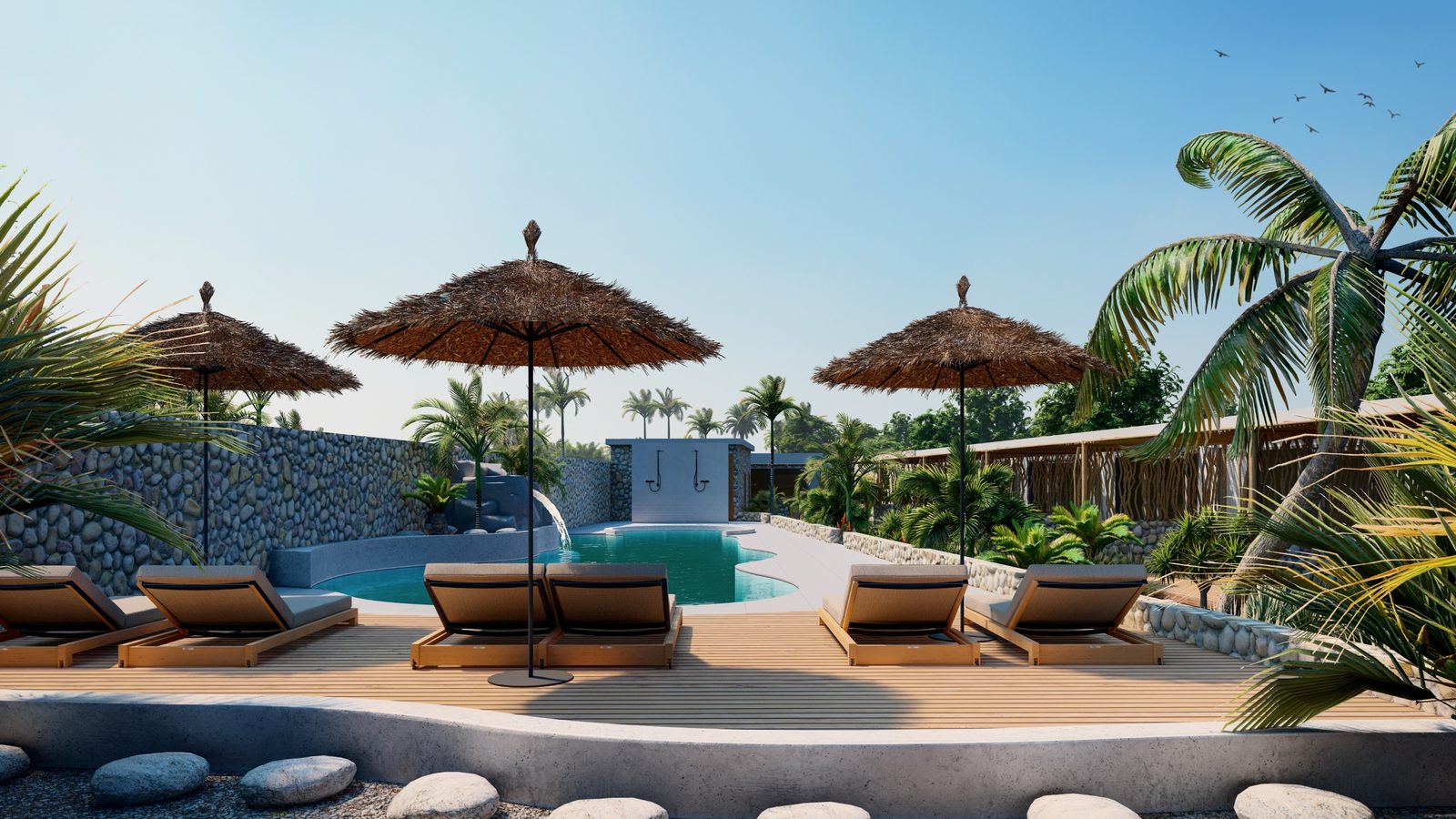 The Boho Oasis Resort (met terras en zwembadzicht)